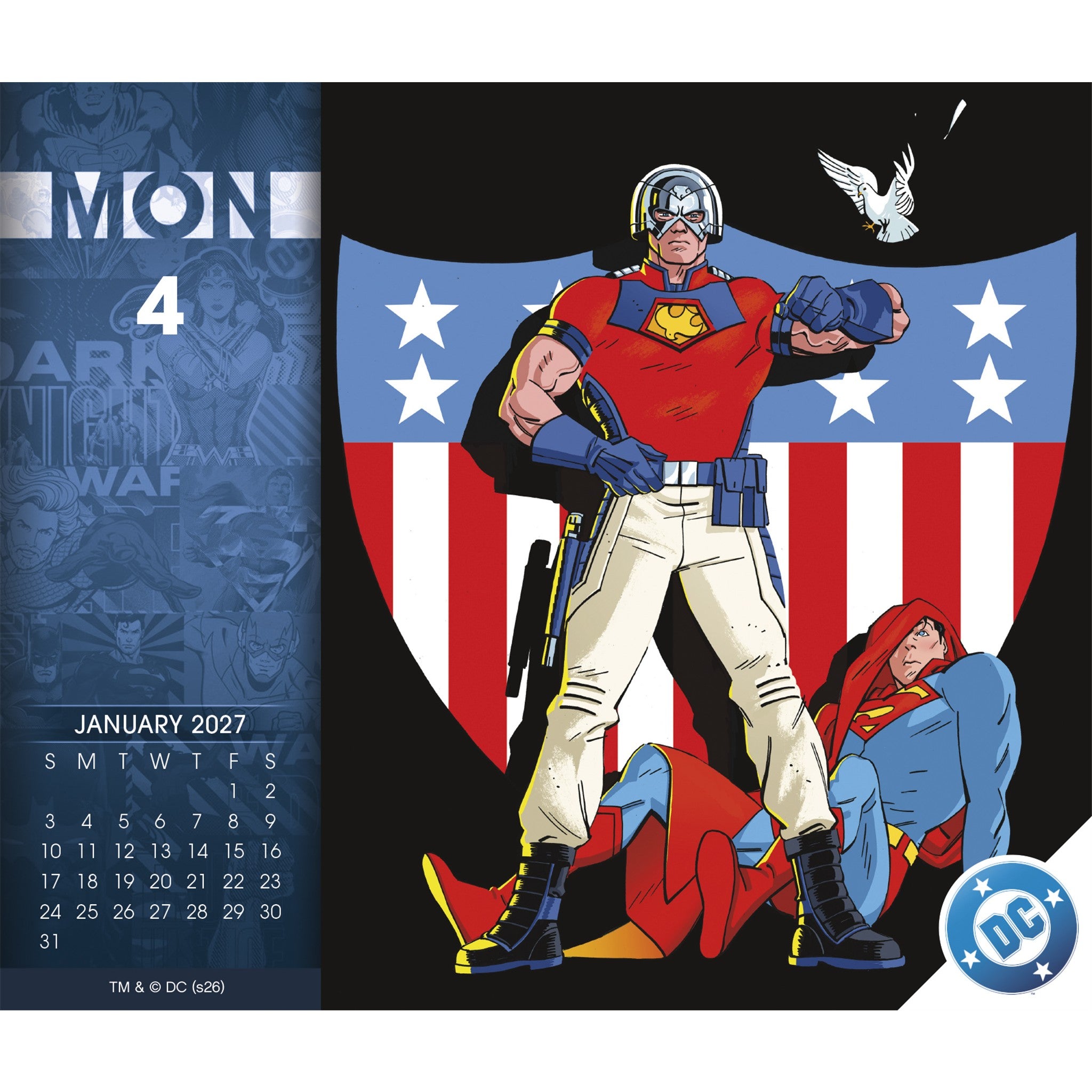 DC Comics 2027 Box Calendar - Online Only