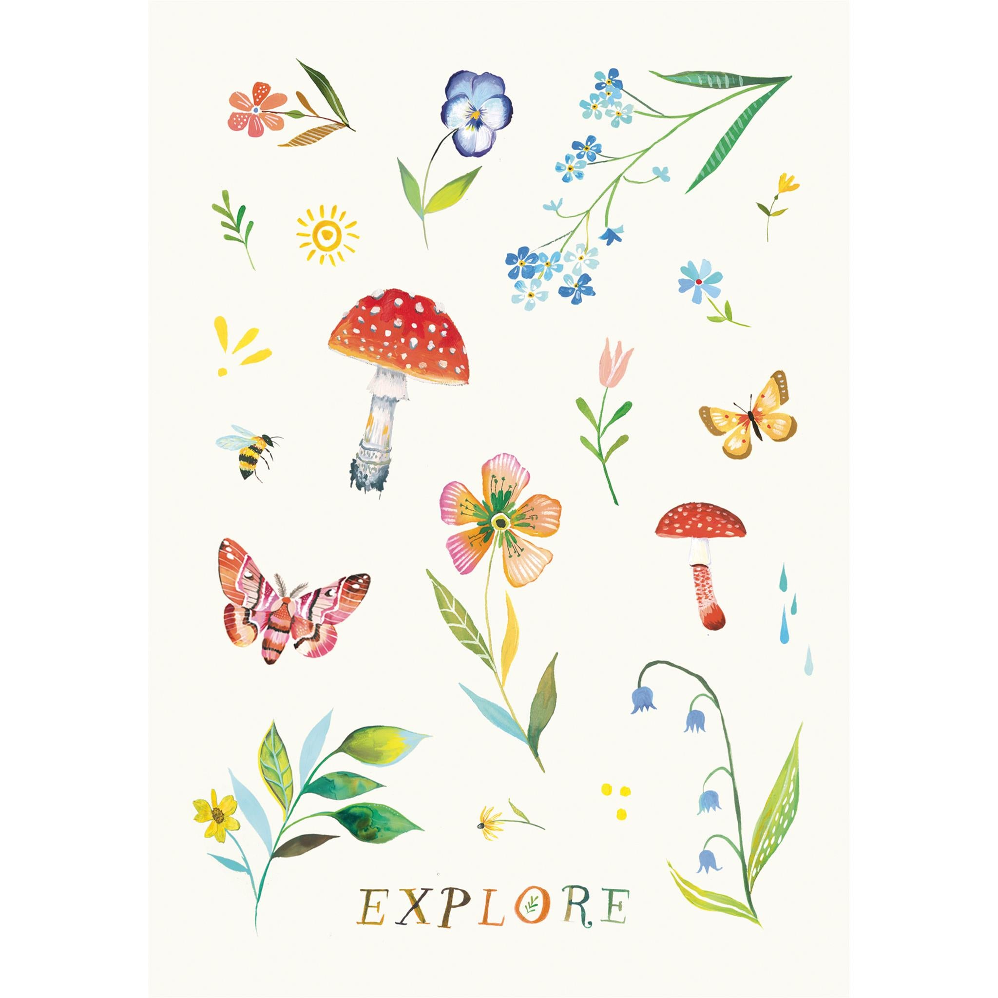 Pack d'autocollants Katie Daisy