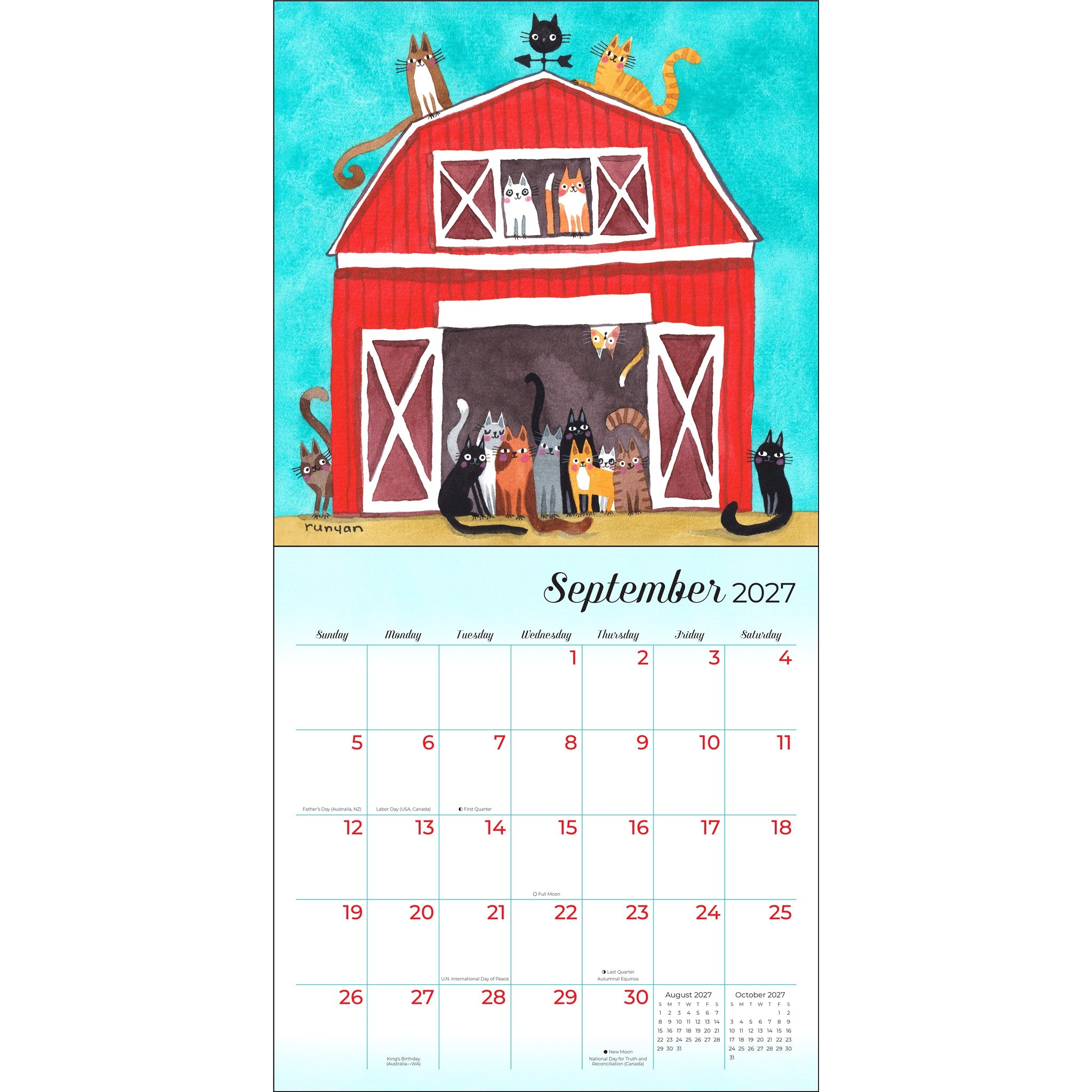 Feline 2027 Wall Calendar