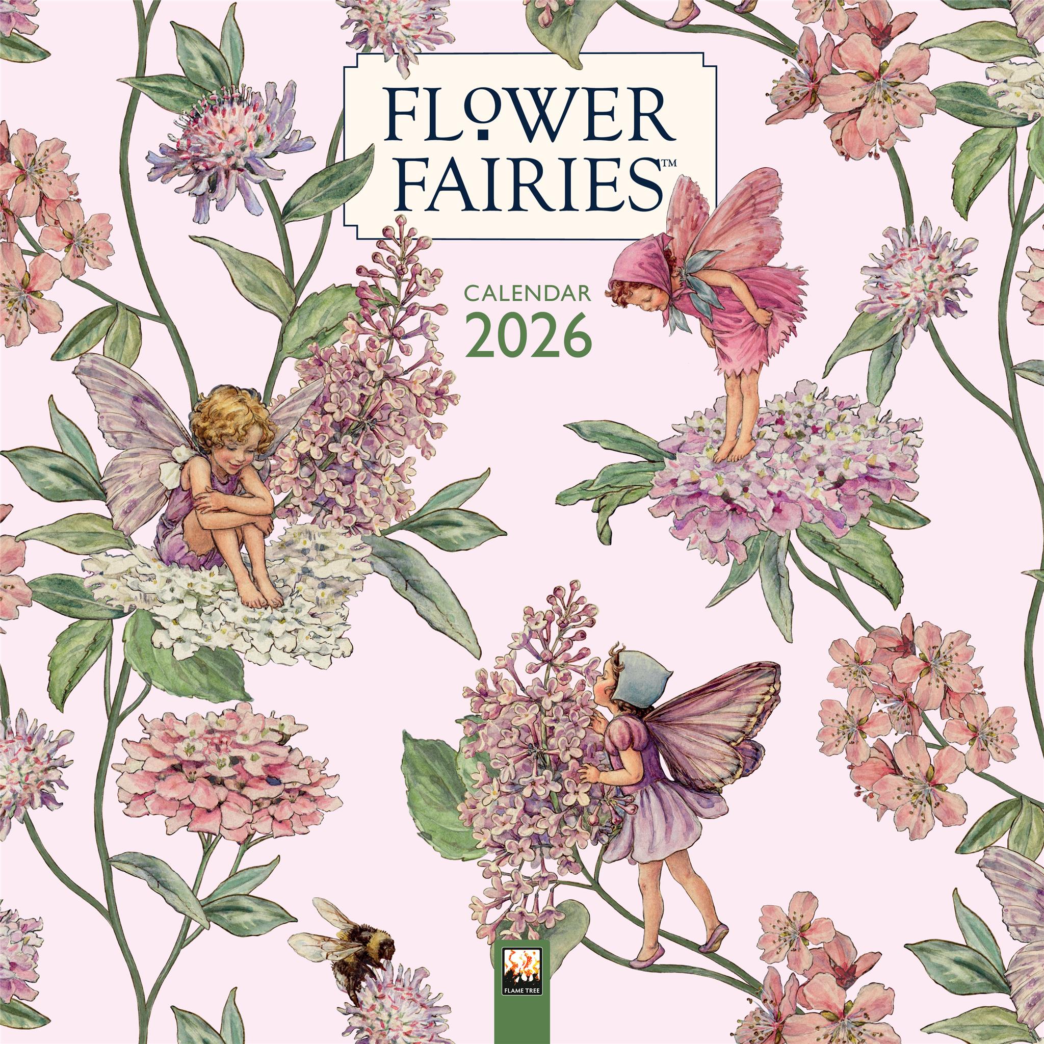 Calendrier mural des fées des fleurs 2026
