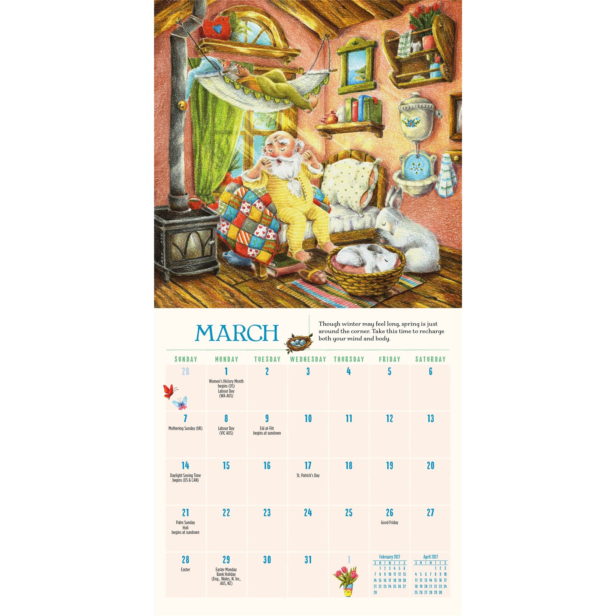 Gnome Life 2027 Mini Calendar - Online Only
