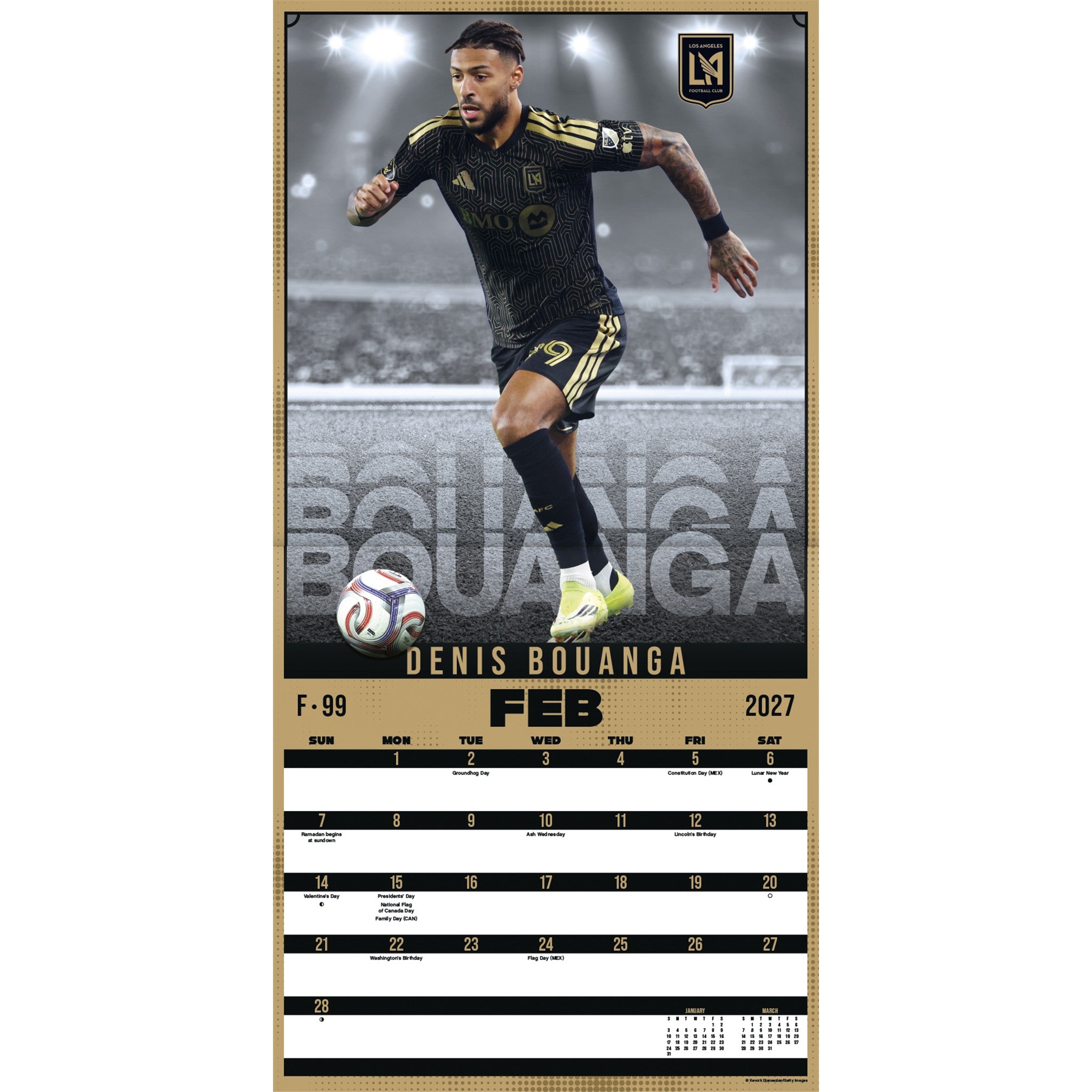 MLS Superstars 2027 Wall Calendar