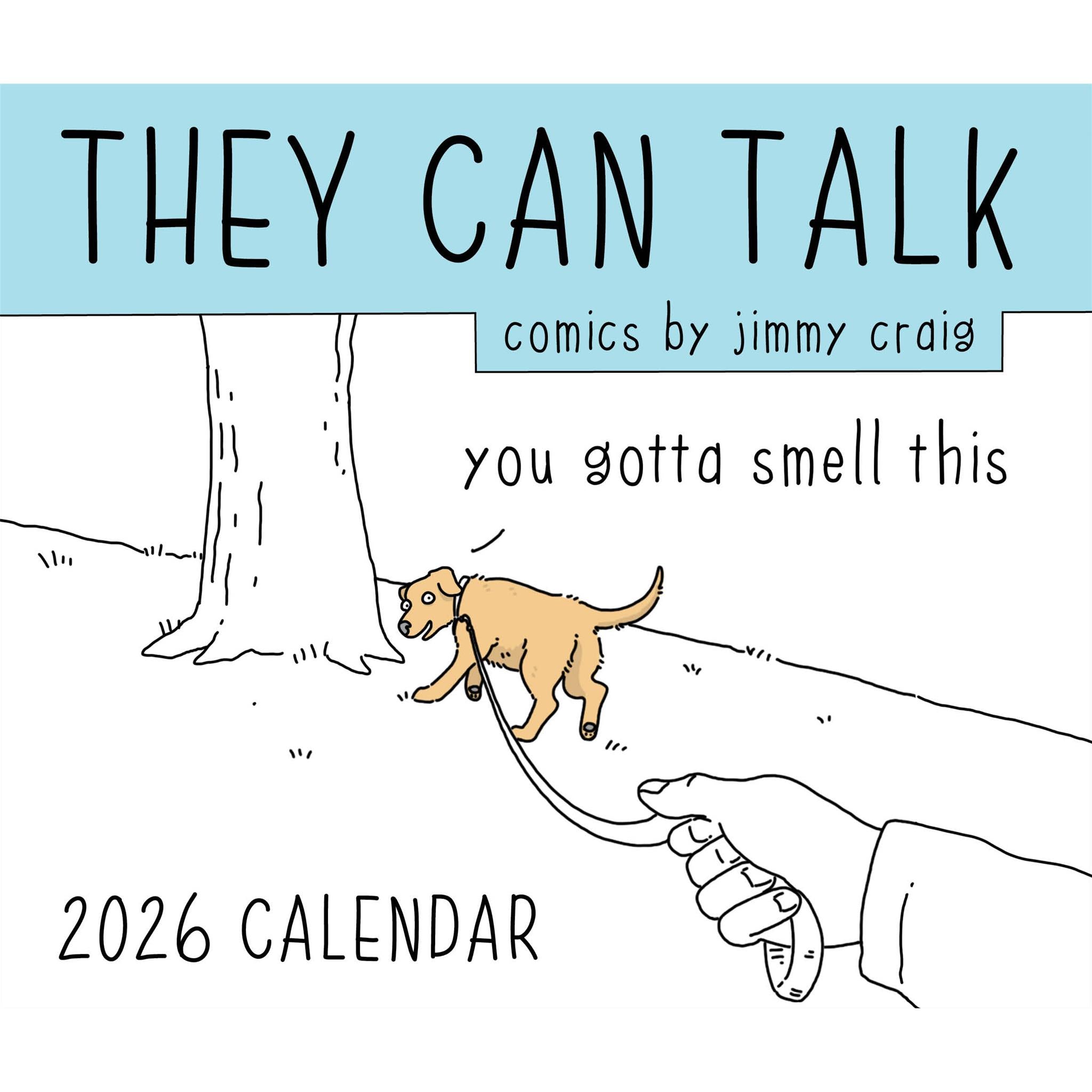 Calendrier de la boîte They Can Talk Comics 2026