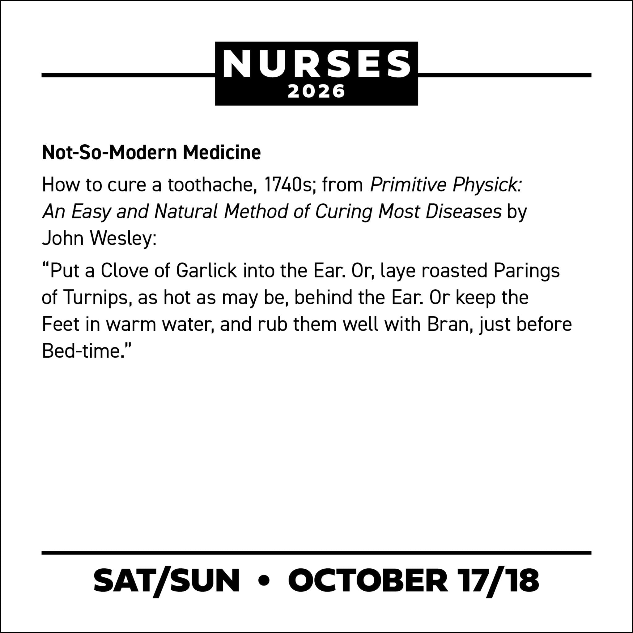 Nurses 2026 Box Calendar