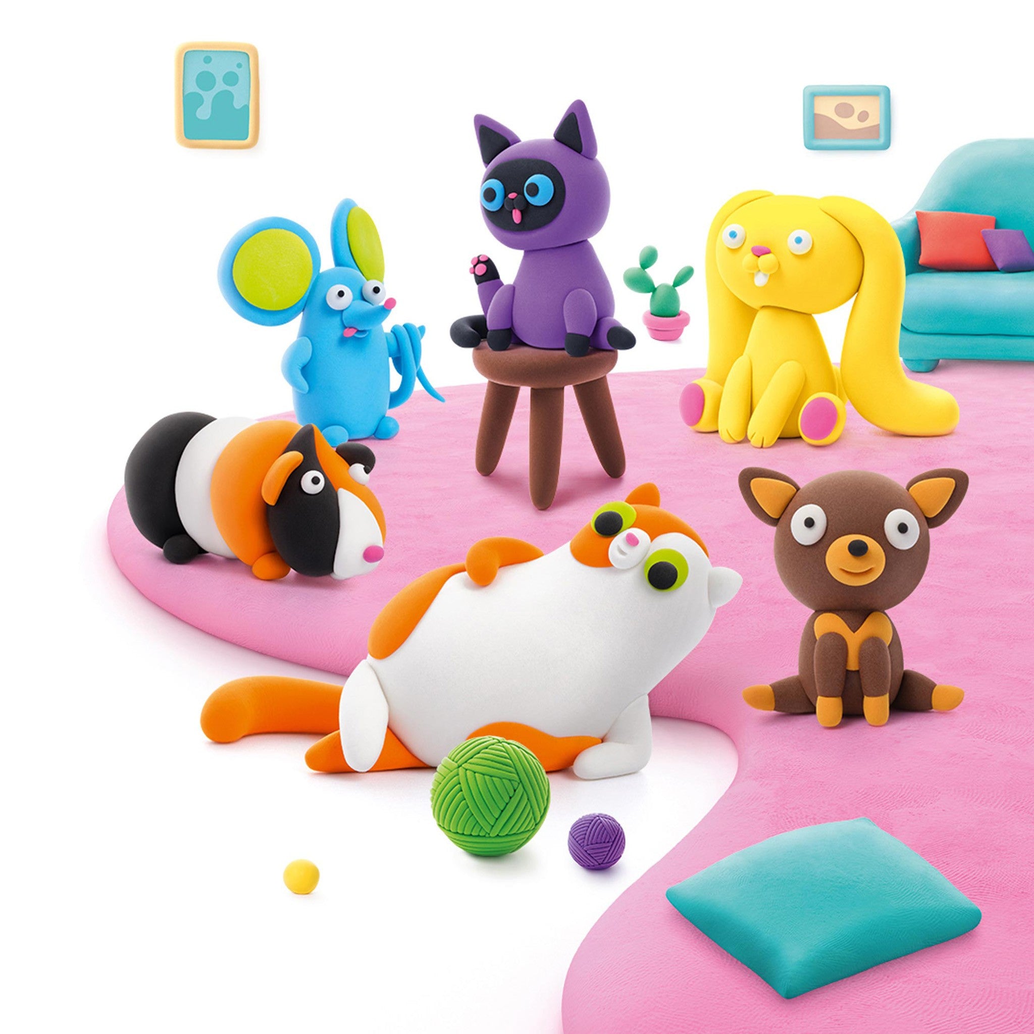 Fluffy Pets Hey Clay (15 Cans)