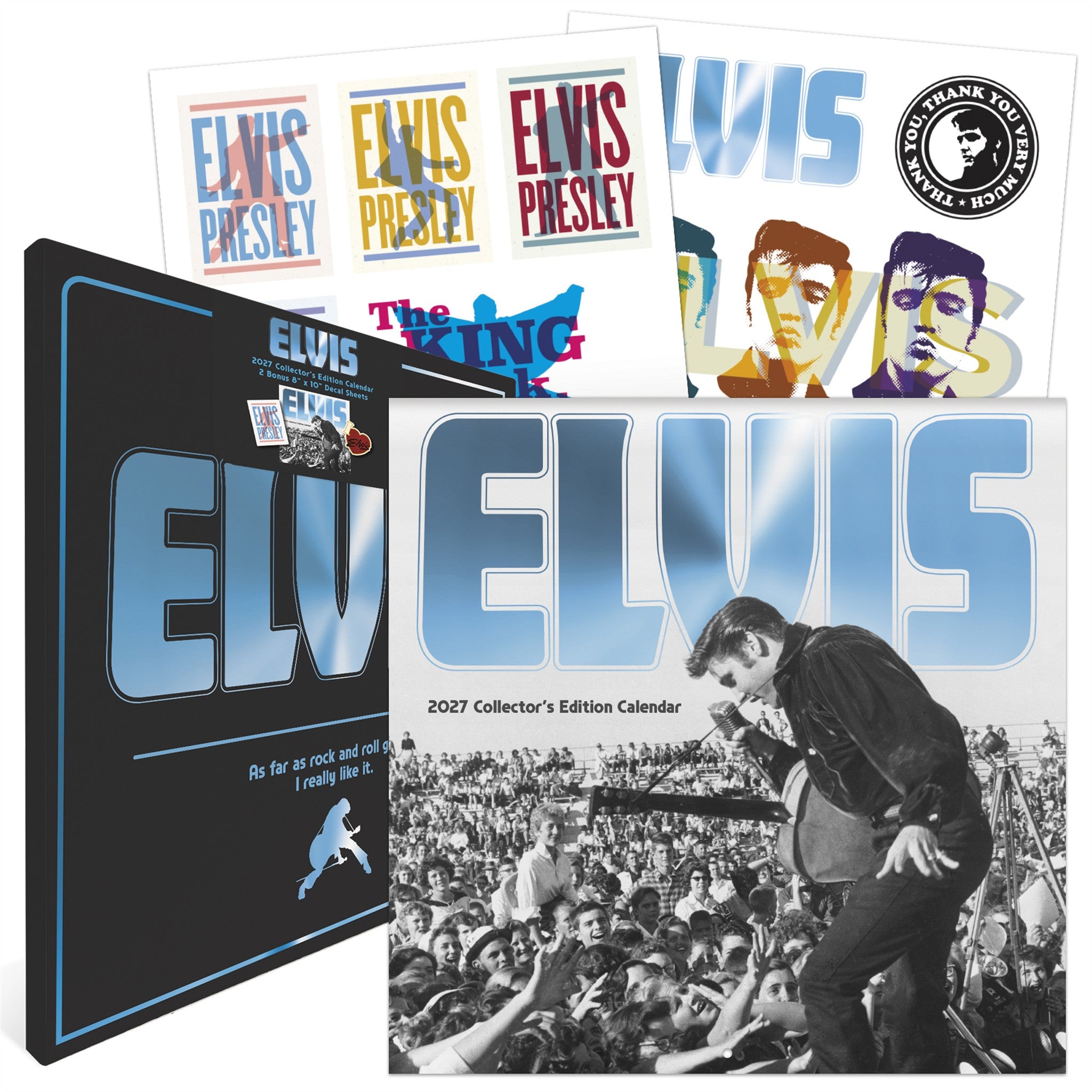 Calendrier mural Elvis Presley collector 2027 – En ligne seulement