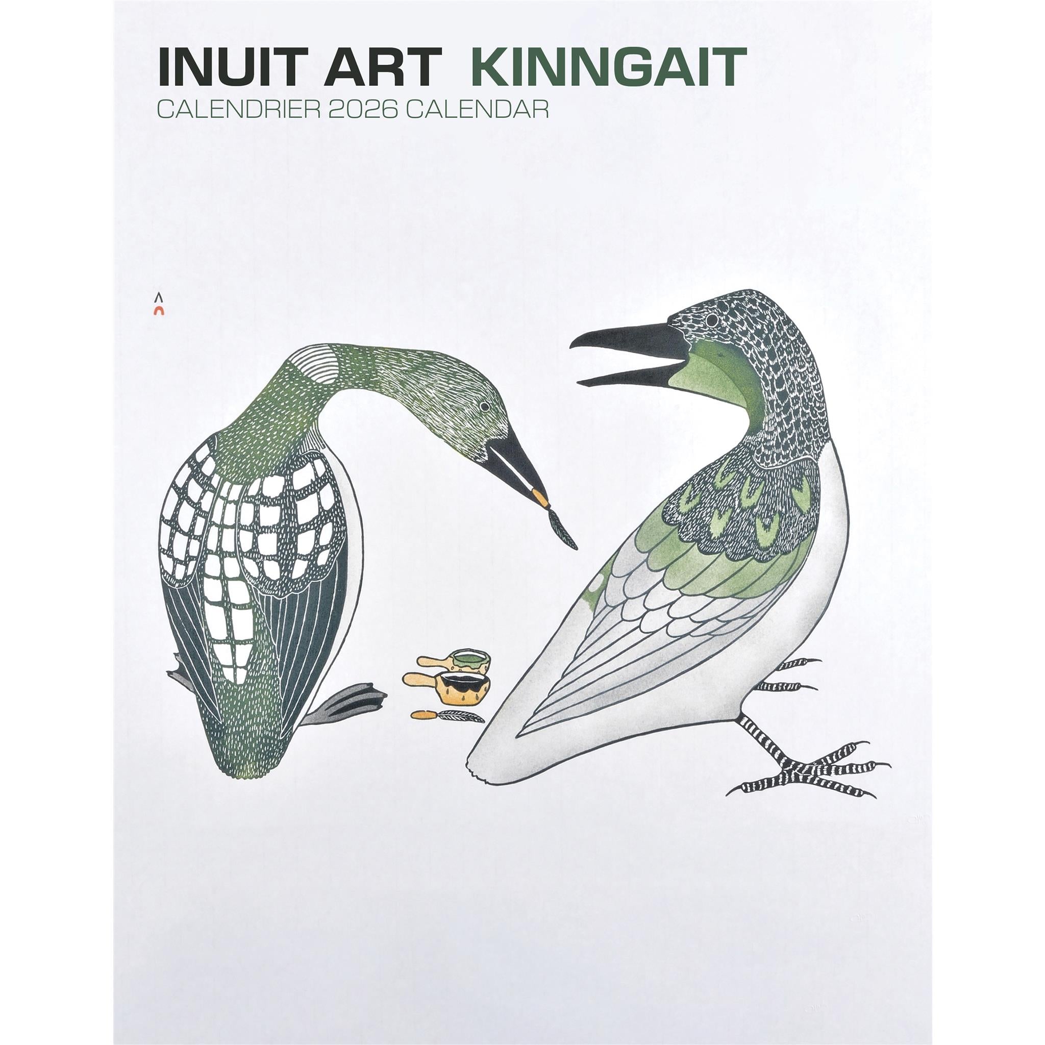 Mini-calendrier d'art inuit de Cape Dorset 2026