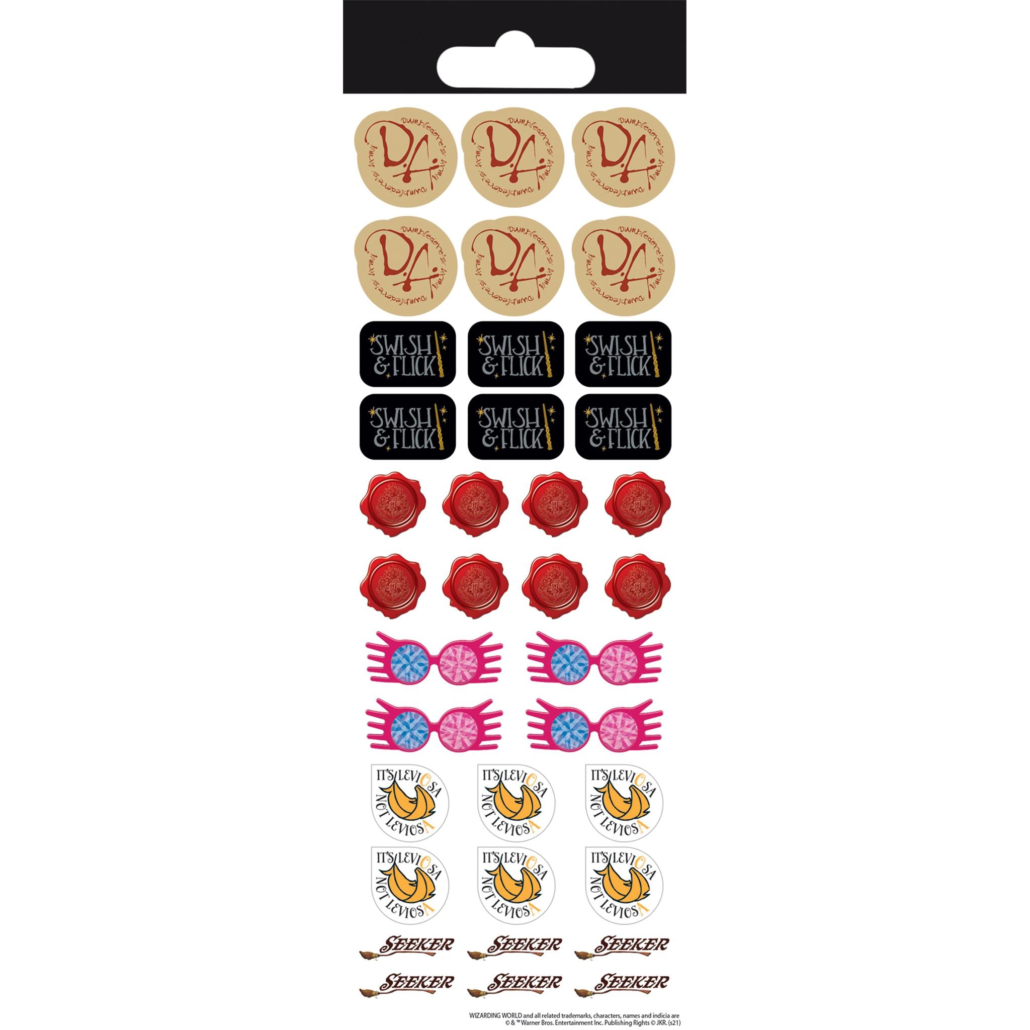 Autocollants de rappel pour calendrier Harry Potter