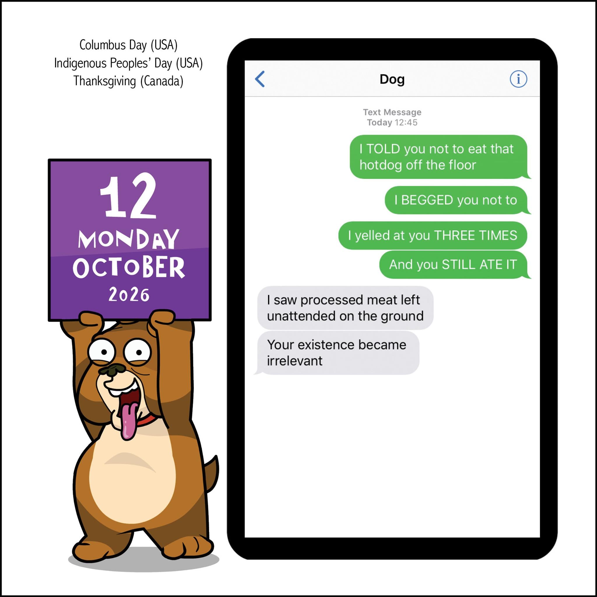 Texts From Dog 2026 Box Calendar
