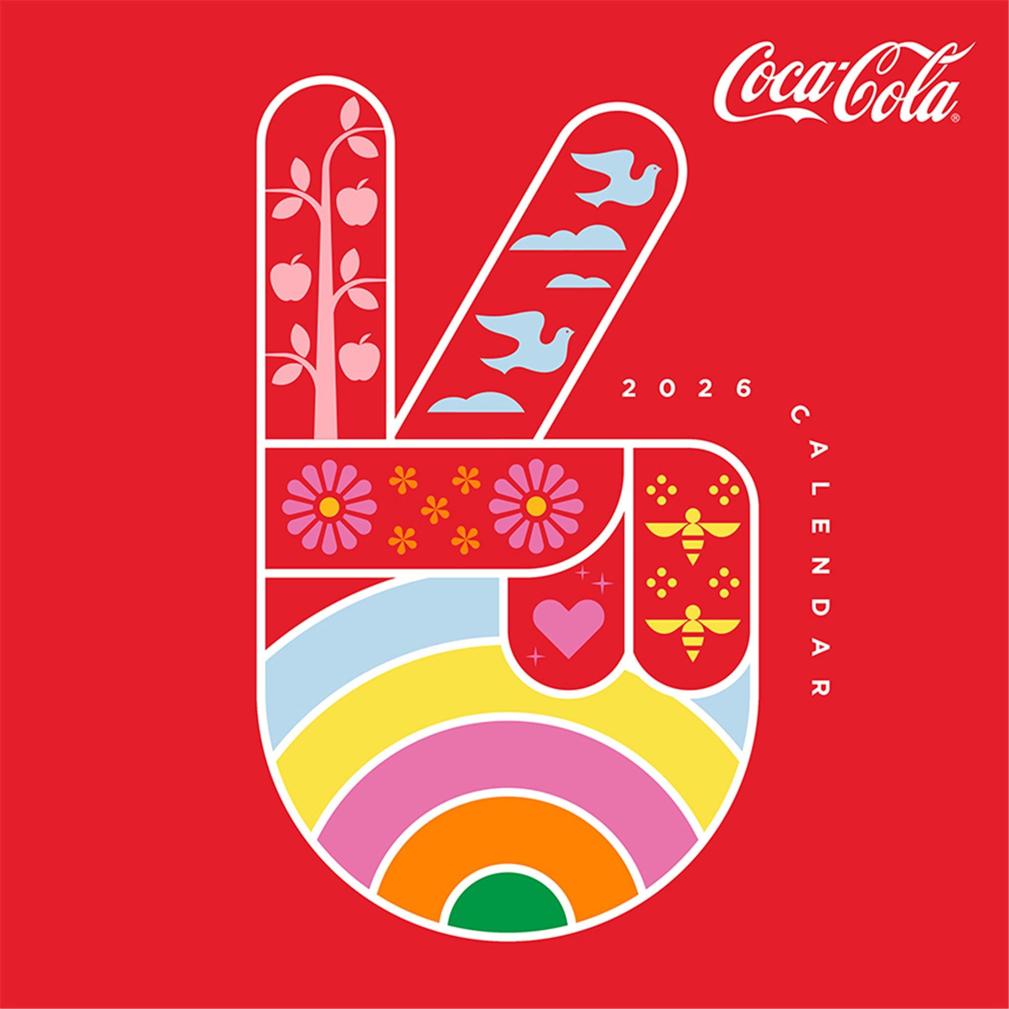 Calendrier mural Coca-Cola Harmony 2026 - Disponible uniquement en ligne