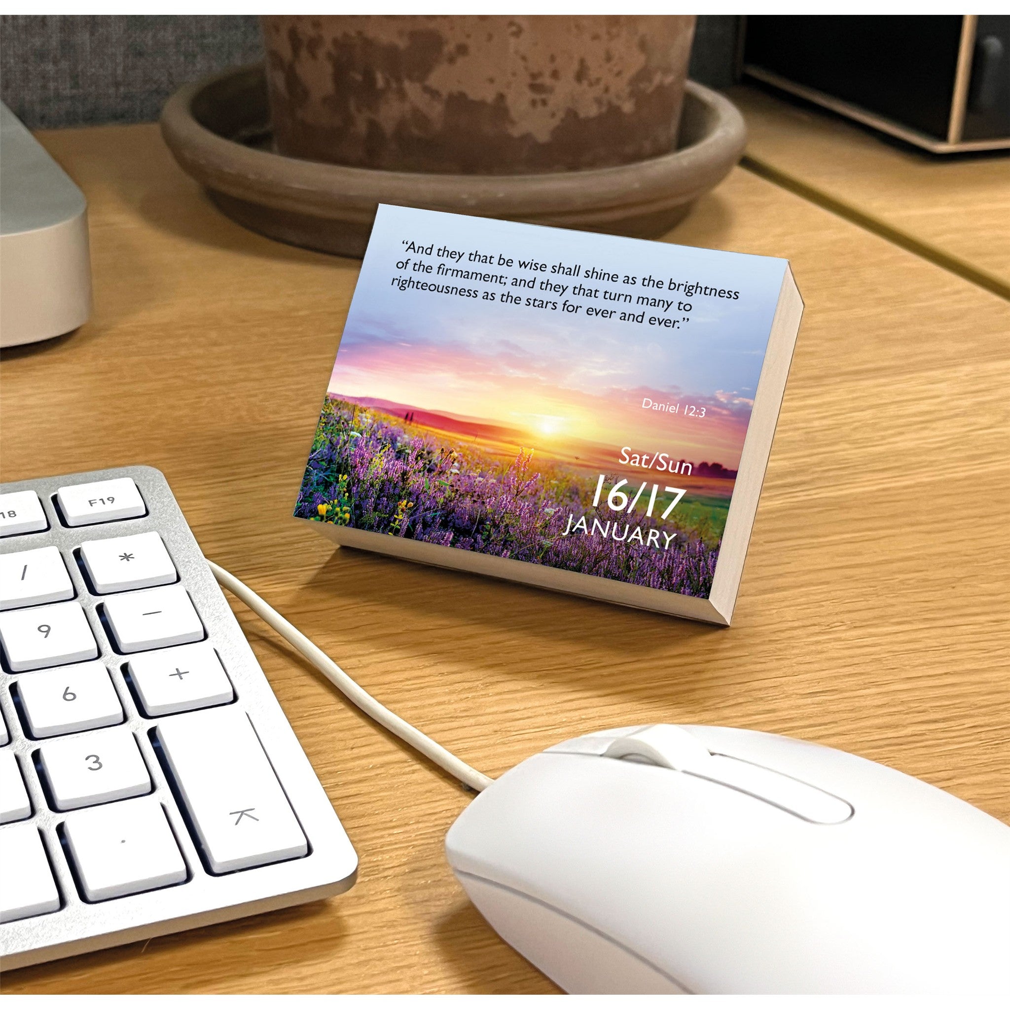 Calendrier de bureau verset biblique quotidien 2027