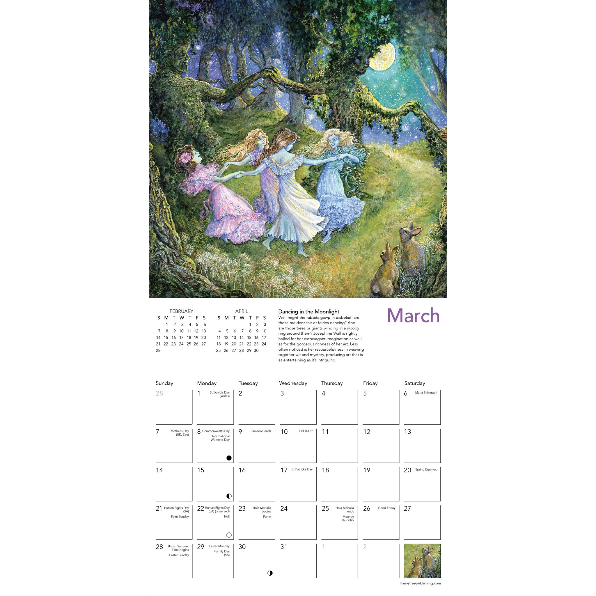 Celestial Journeys by Josephine Wall 2027 Mini Calendar
