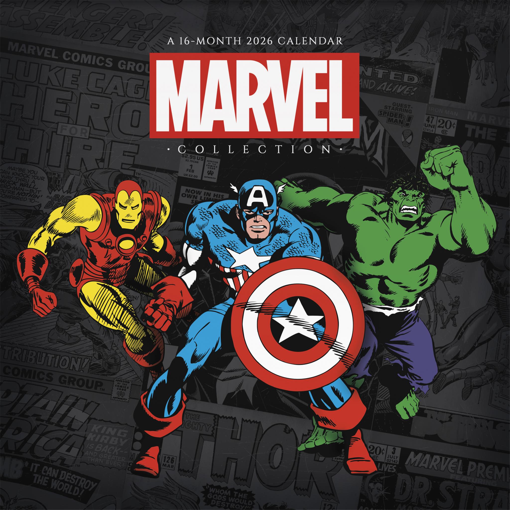 Mini-calendrier Marvel Comics 2026