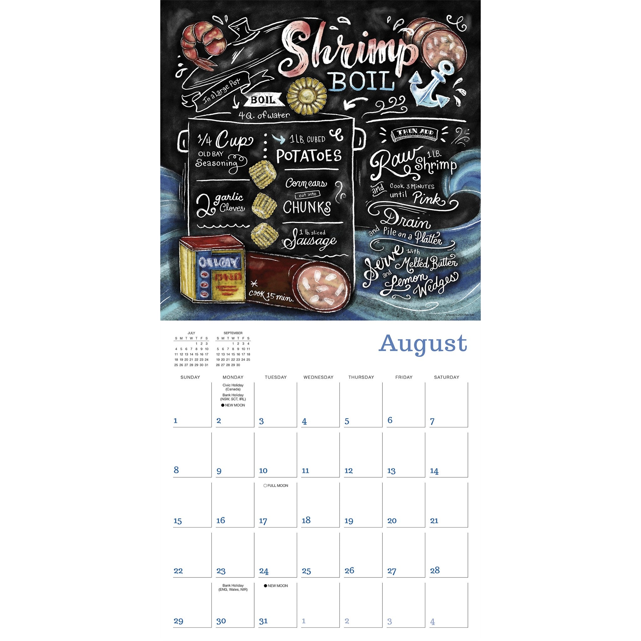 Cooking with Love Provides Food for the Soul 2027 Wall Calendar