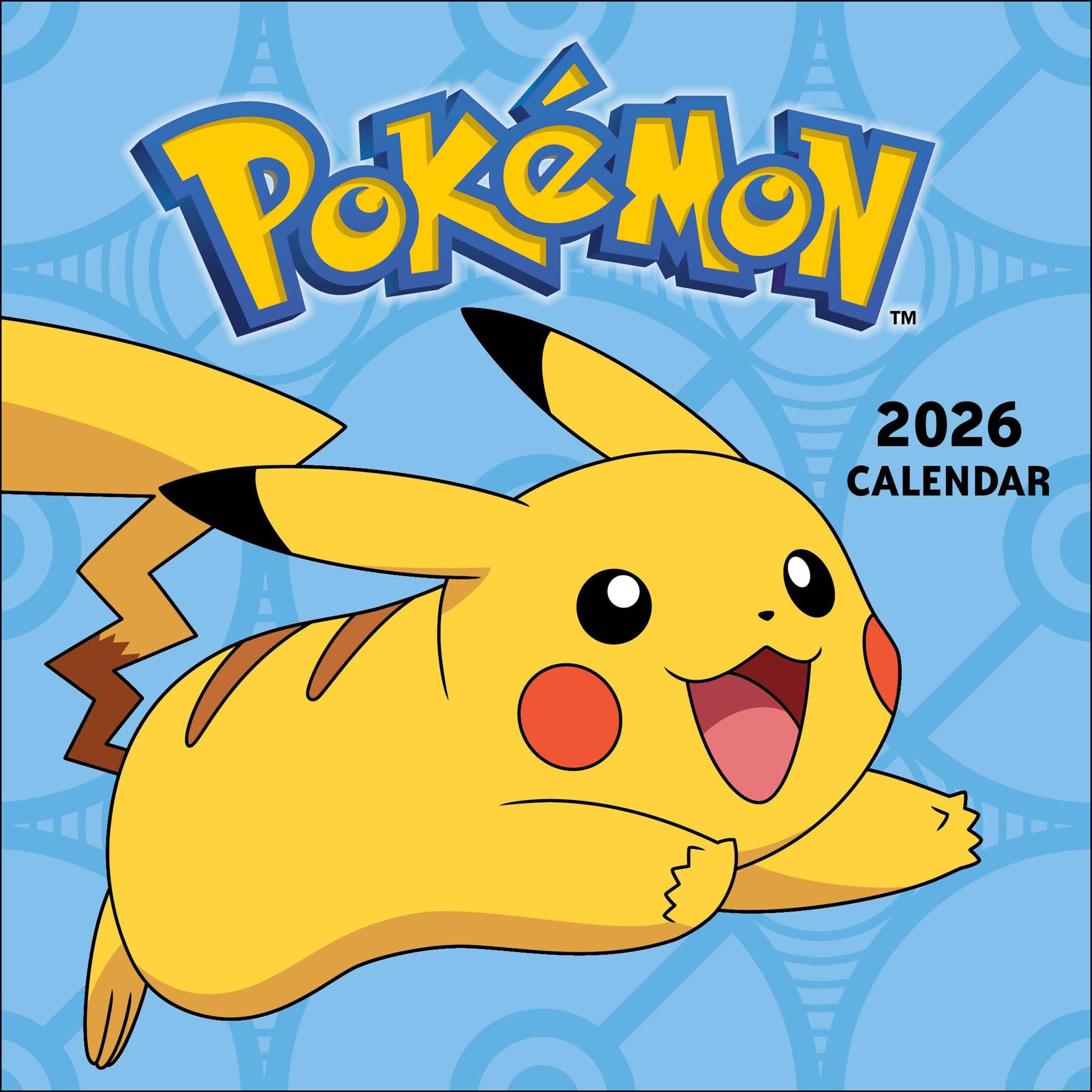 Mini calendrier Pokémon 2026
