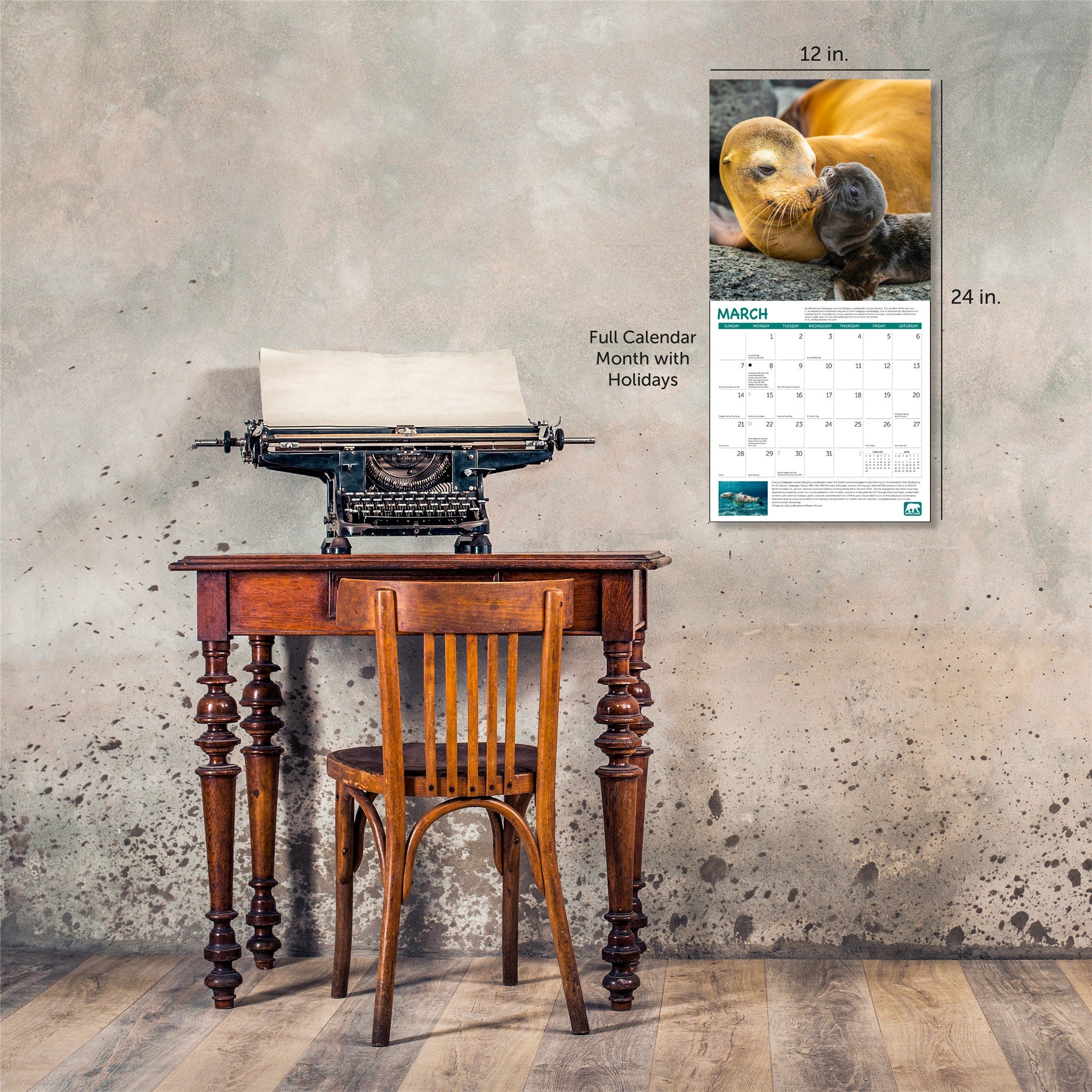 Project Green 2027 Wall Calendar