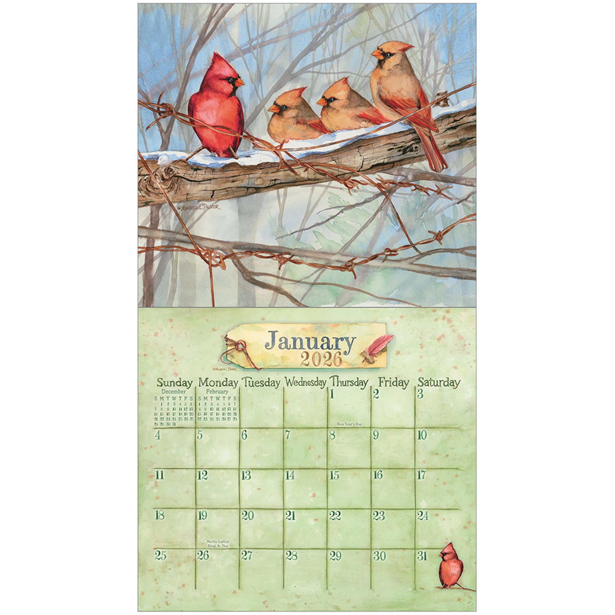 Calendrier mural de luxe 2026 « Outside My Window » - Disponible uniquement en ligne