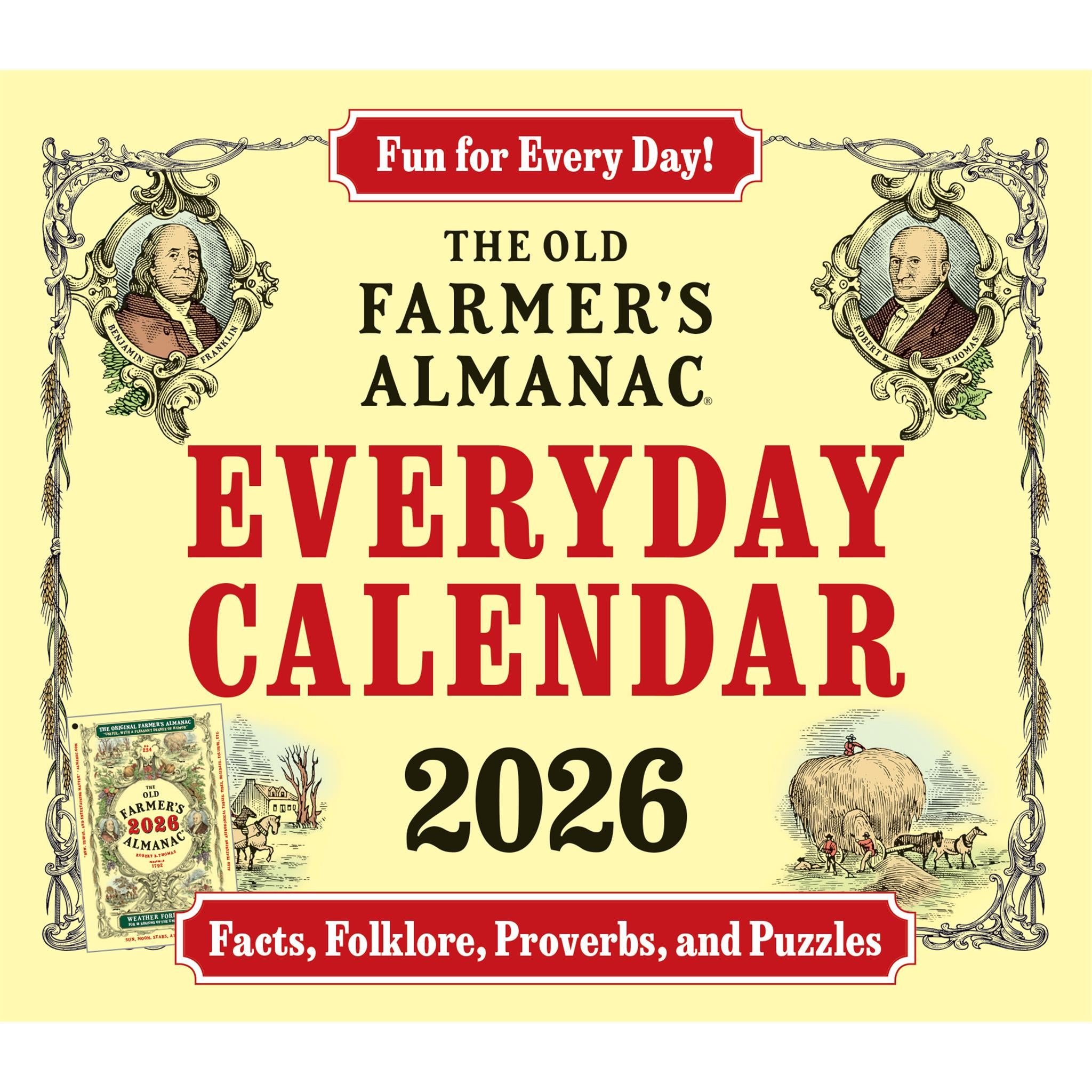 Almanach du vieux fermier, calendrier quotidien 2026