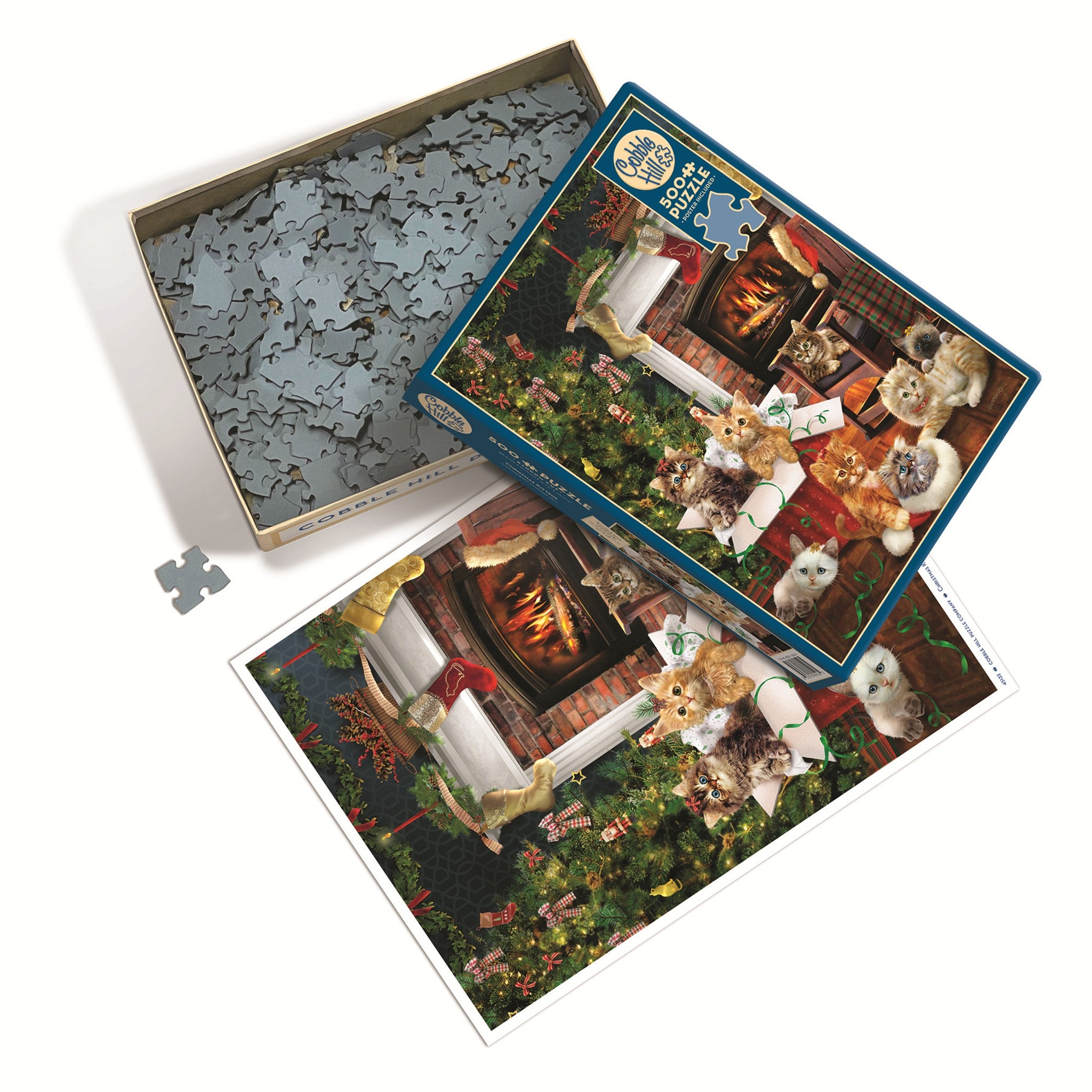 Puzzle de 500 pièces Chatons de Noël