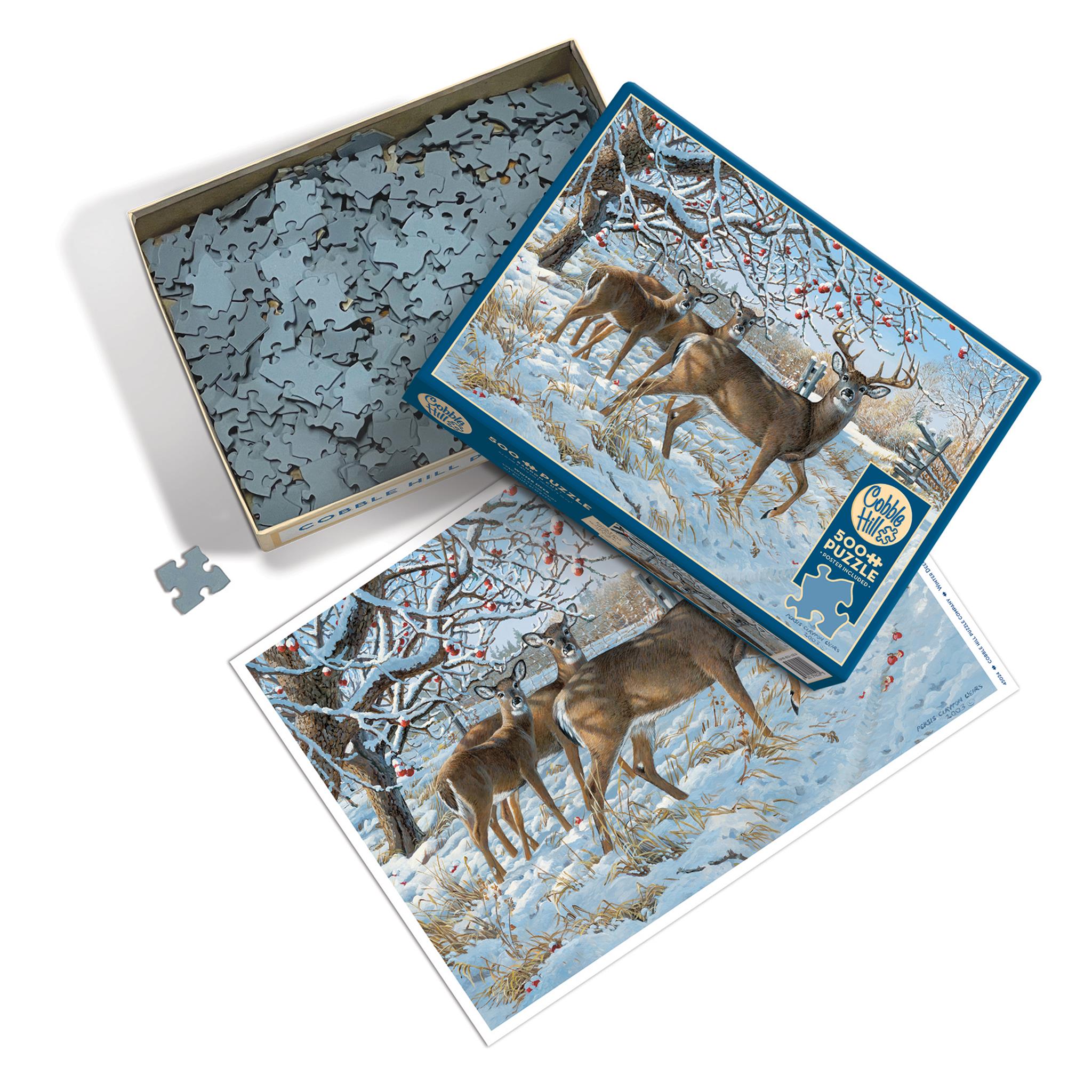 Puzzle de 500 pièces Cerf d'hiver