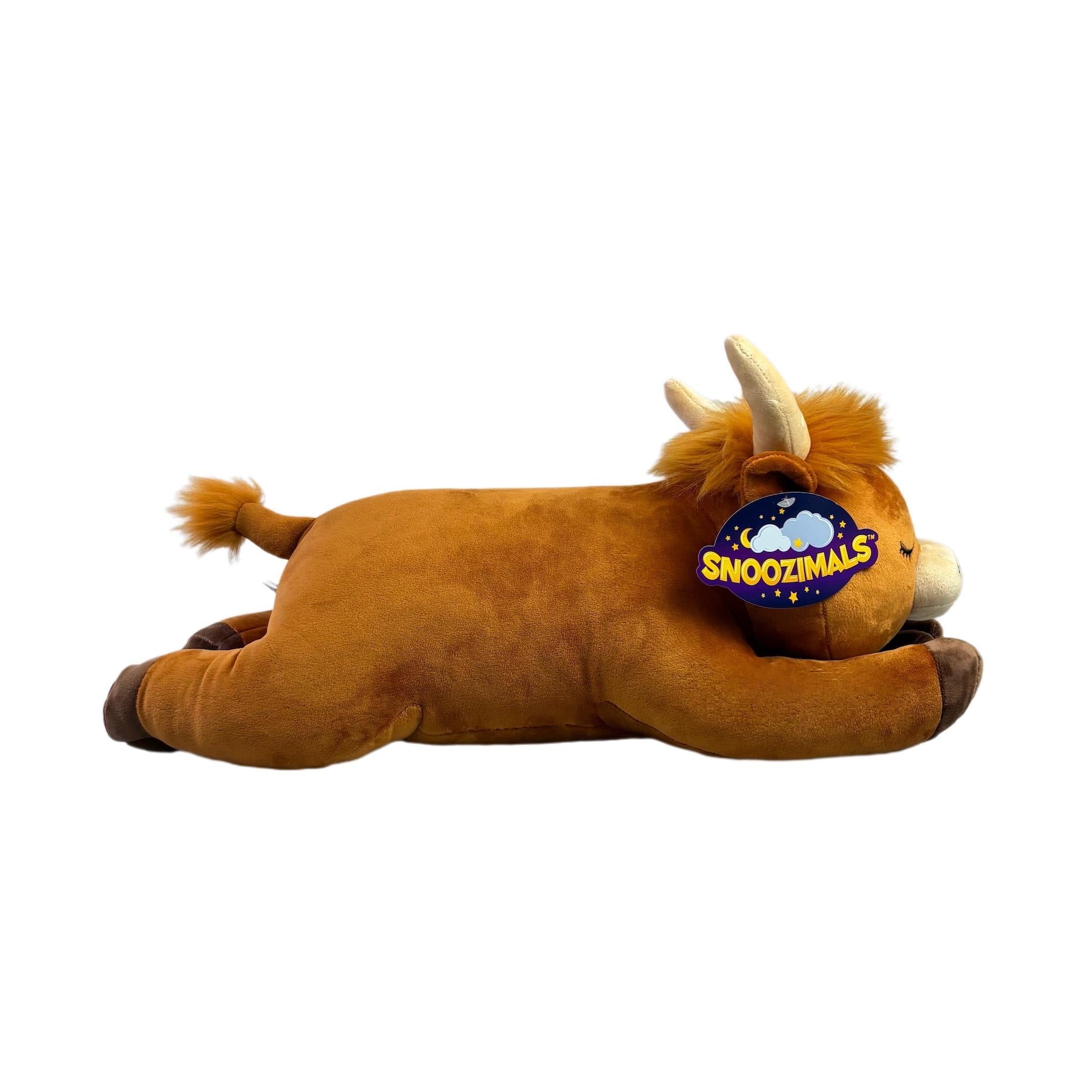 Peluche vache des Highlands Snoozimal 50 cm