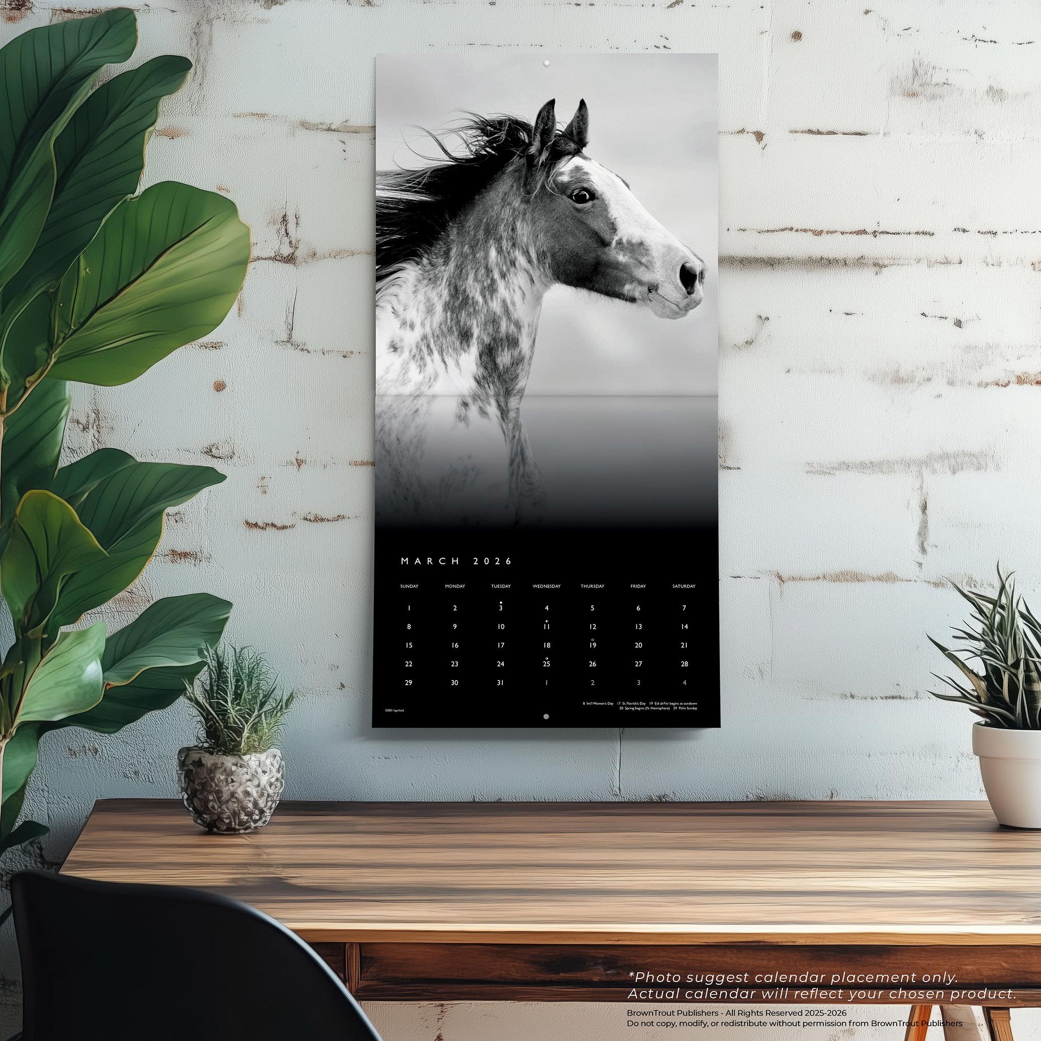 Calendrier mural The Noble Horse 2026