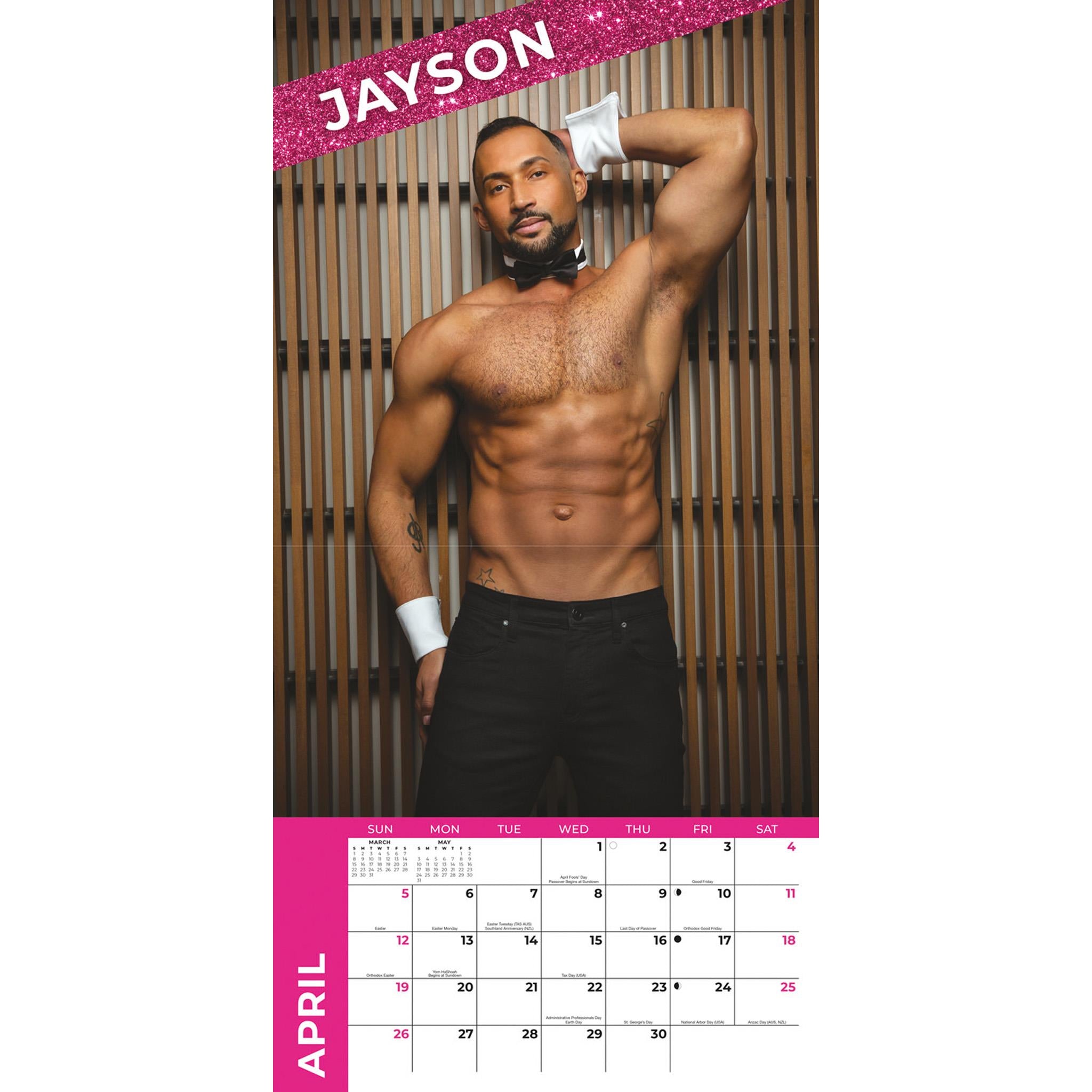 Calendrier mural Chippendales 2026