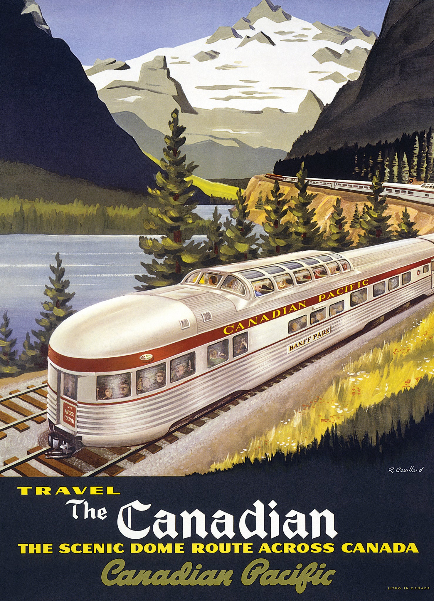 The Canadian Canadian Pacific Rail 1000 Piece Puzzle - Online Only