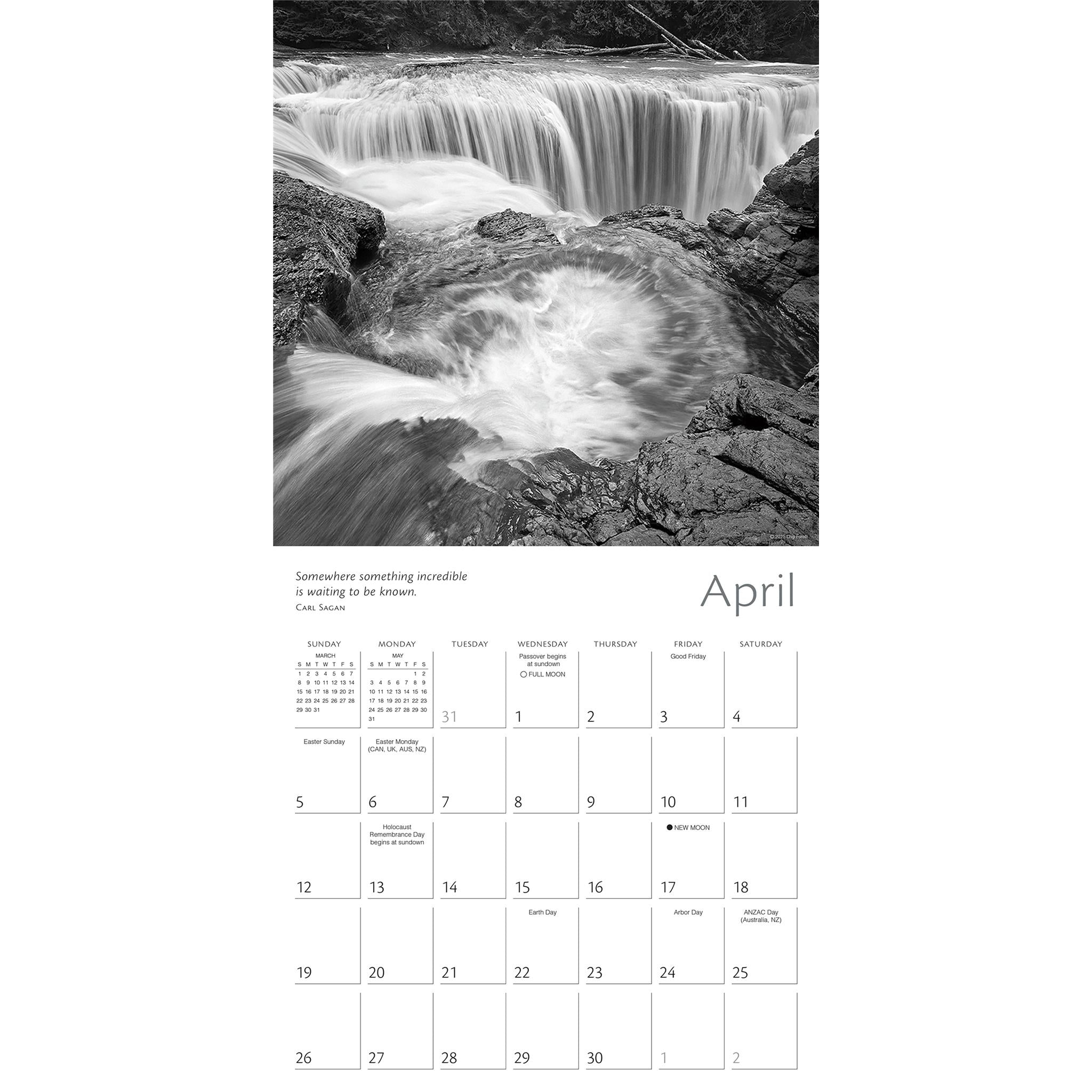 Calendrier mural Zen of Nature 2026 - Disponible uniquement en ligne