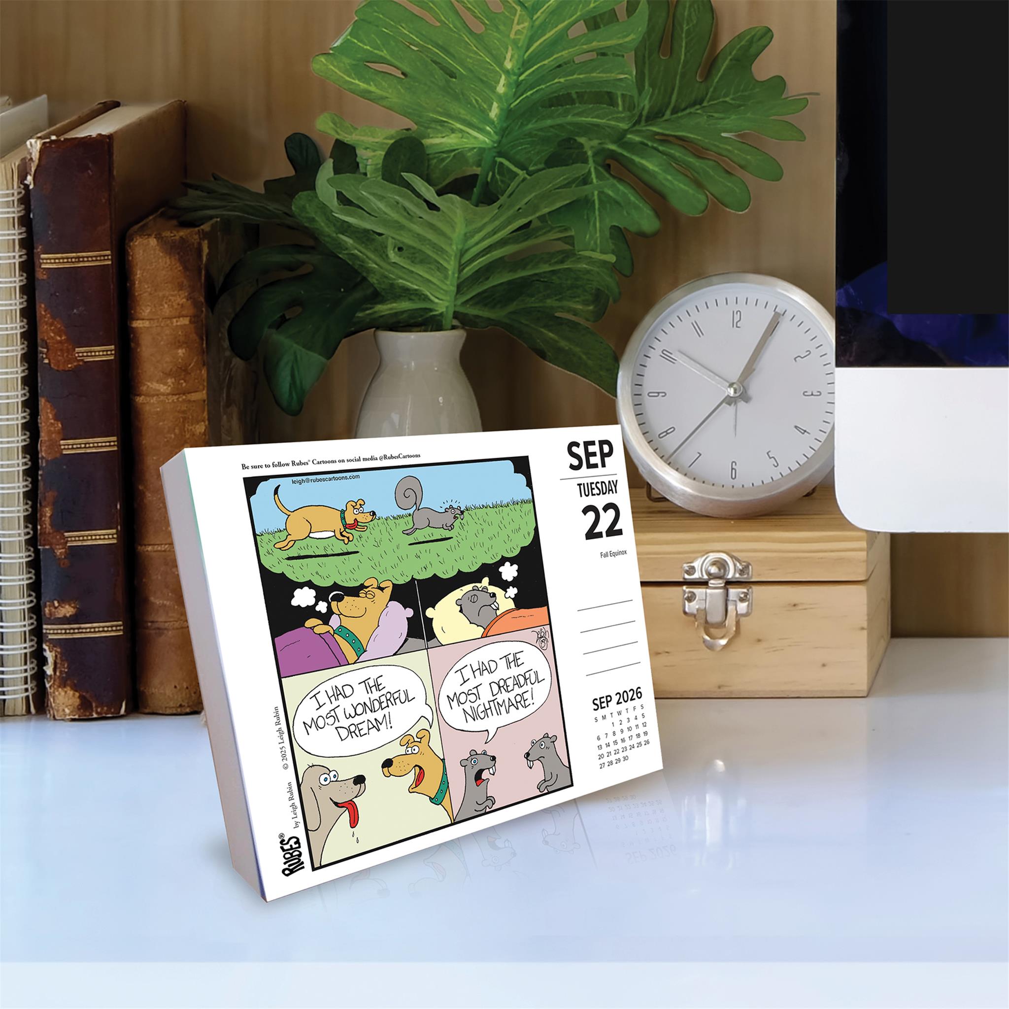 Calendrier Rubes Zoo In A Box 2026 - Disponible uniquement en ligne