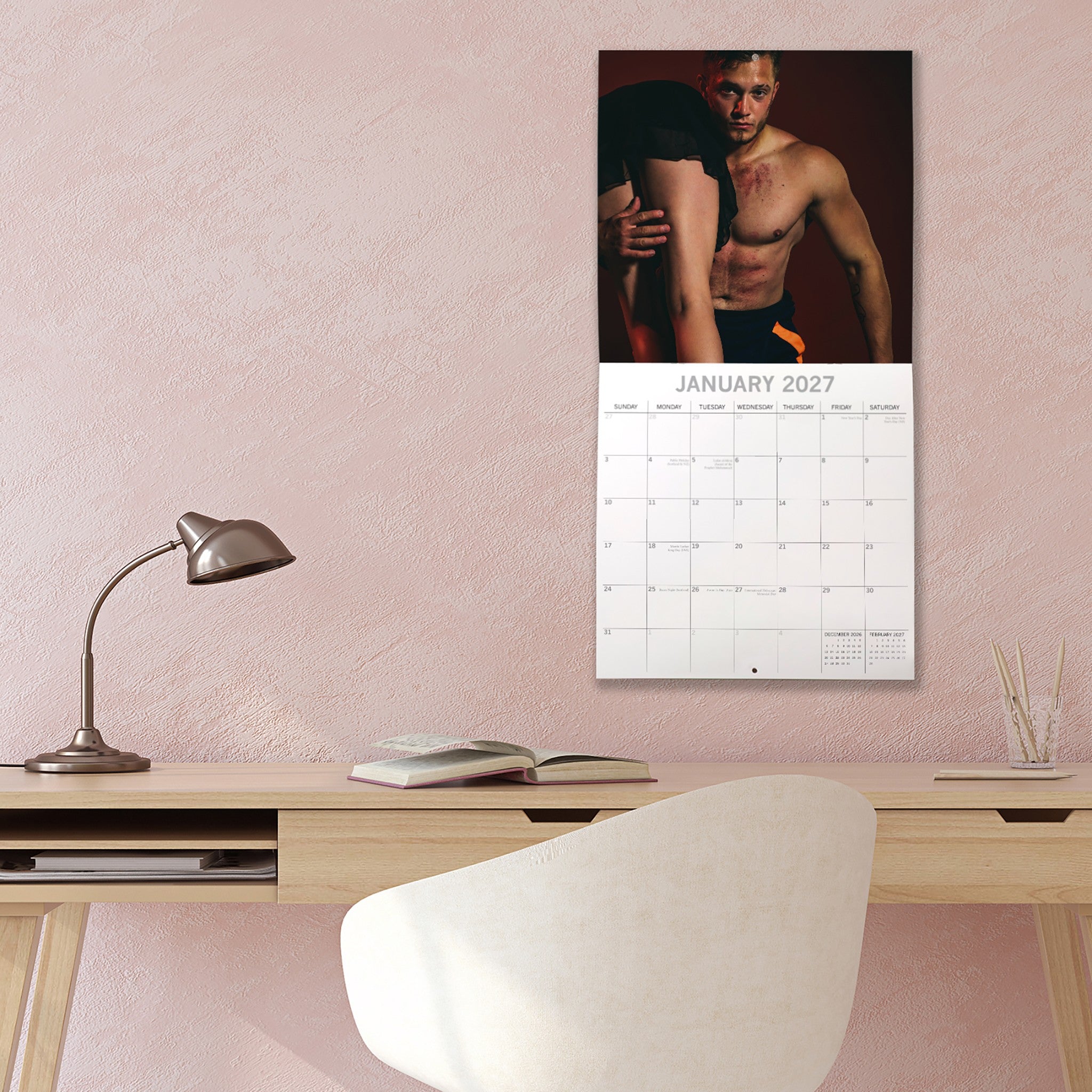 Firefighters 2027 Wall Calendar