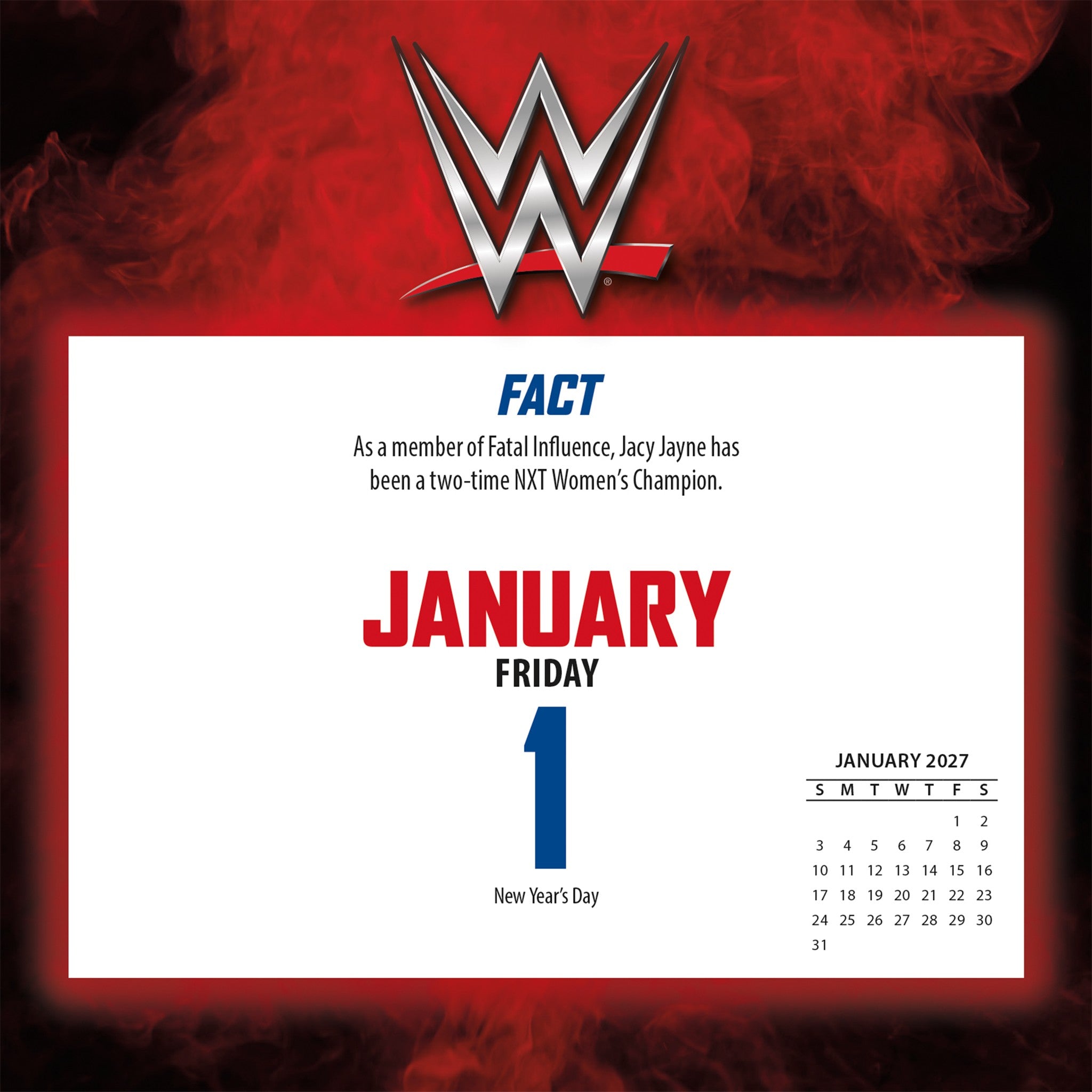 WWE 2027 Box Calendar