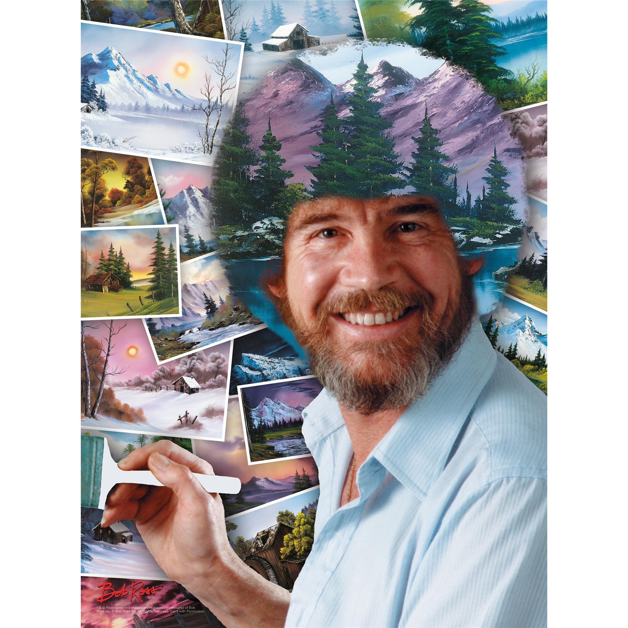 Puzzle Bob Ross Afro de 500 pièces