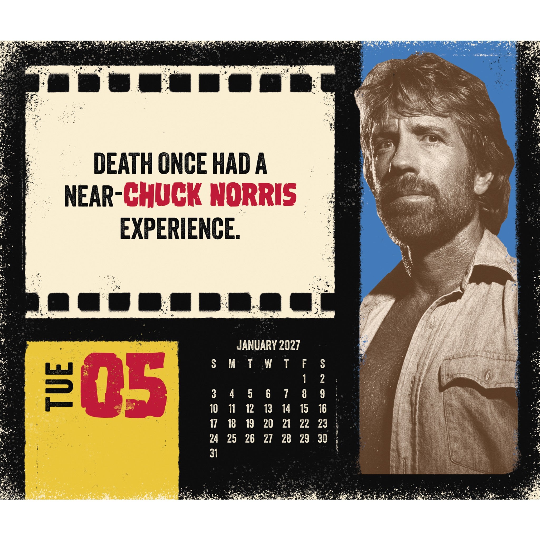 Chuck Norris 2027 Box Calendar