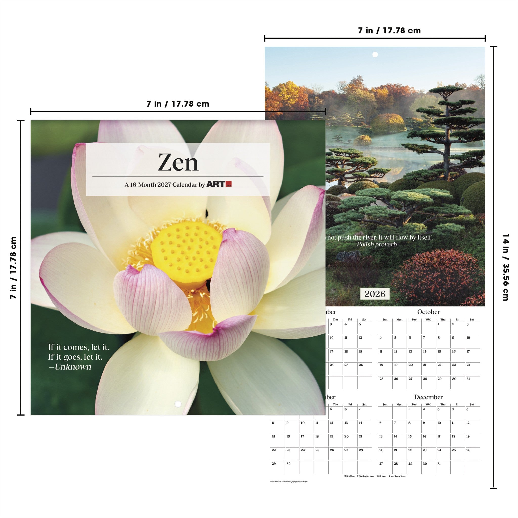Zen 2027 Mini Calendar
