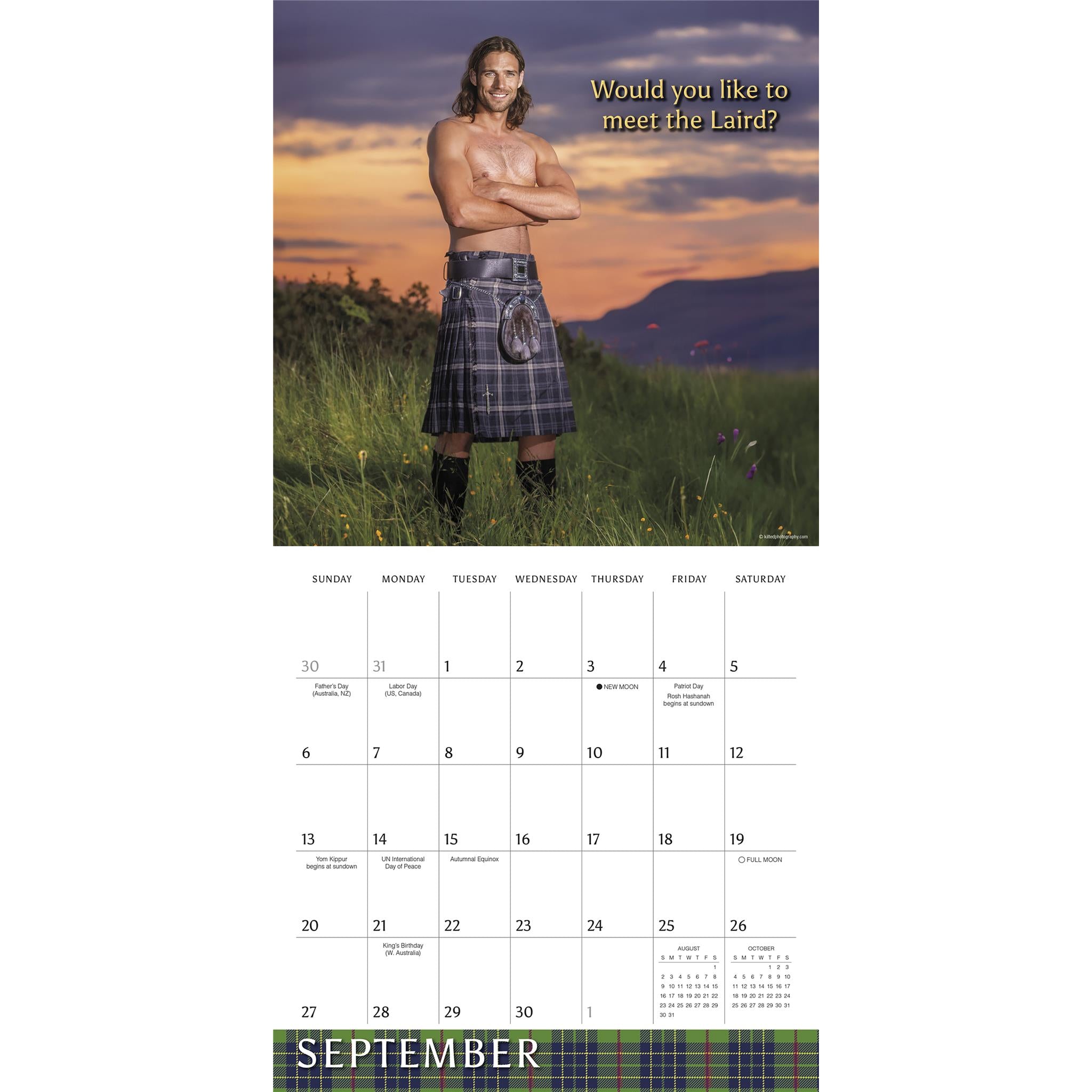 Calendrier mural Kilty Pleasures 2026
