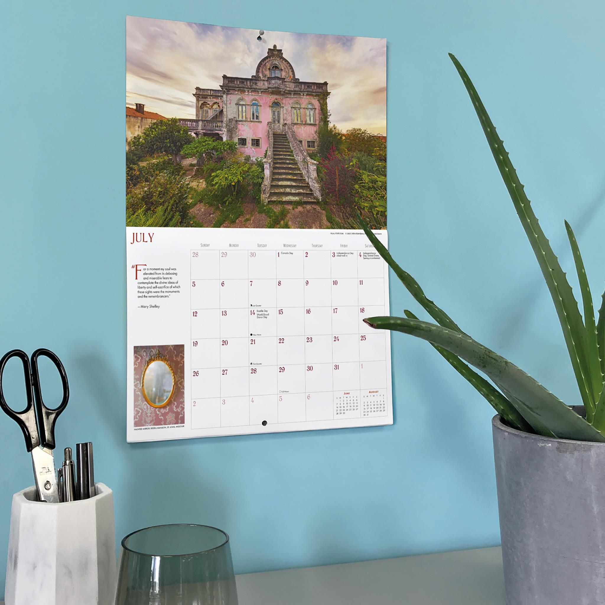 Calendrier mural surdimensionné Haunts 2026