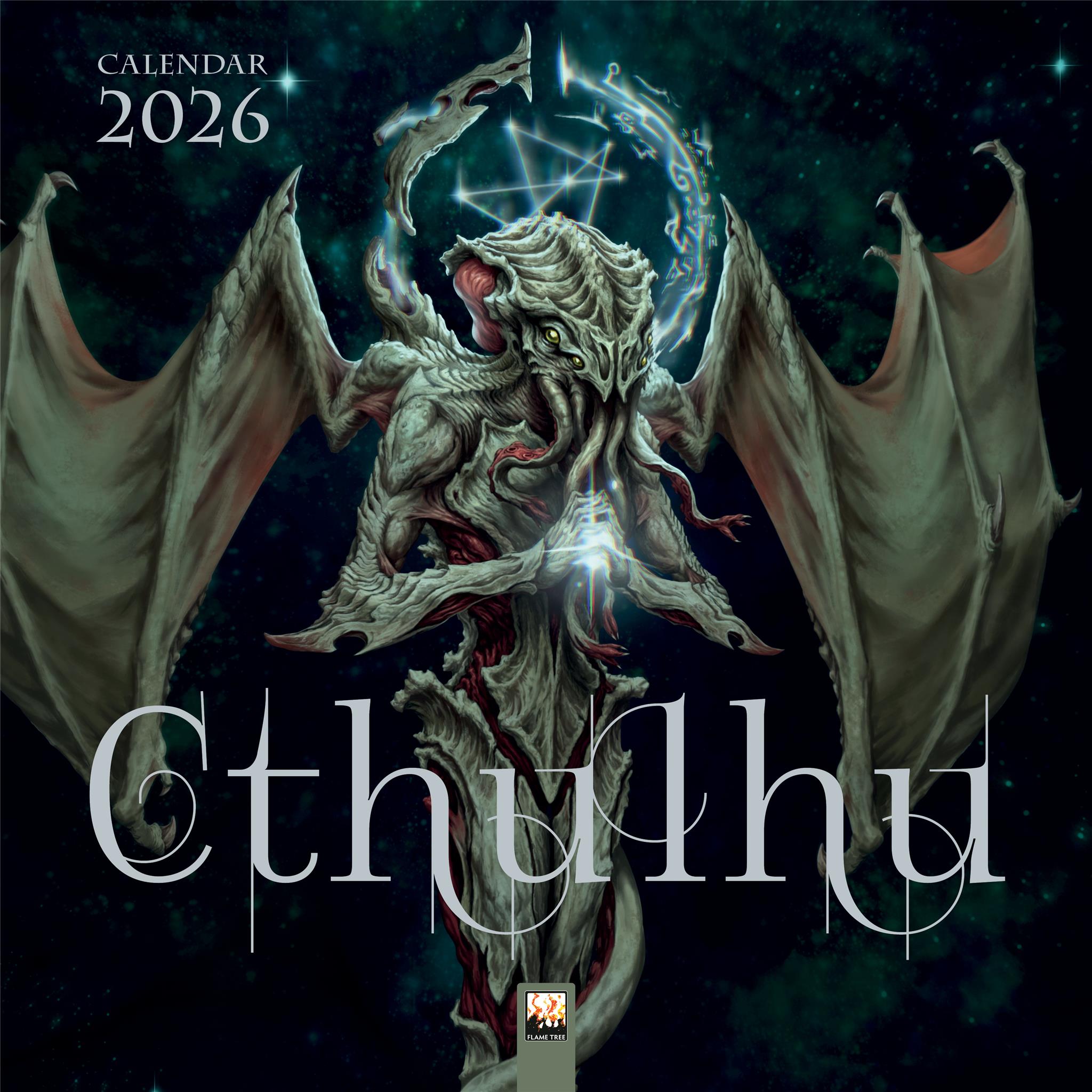 Calendrier mural Cthulhu 2026 - Disponible uniquement en ligne