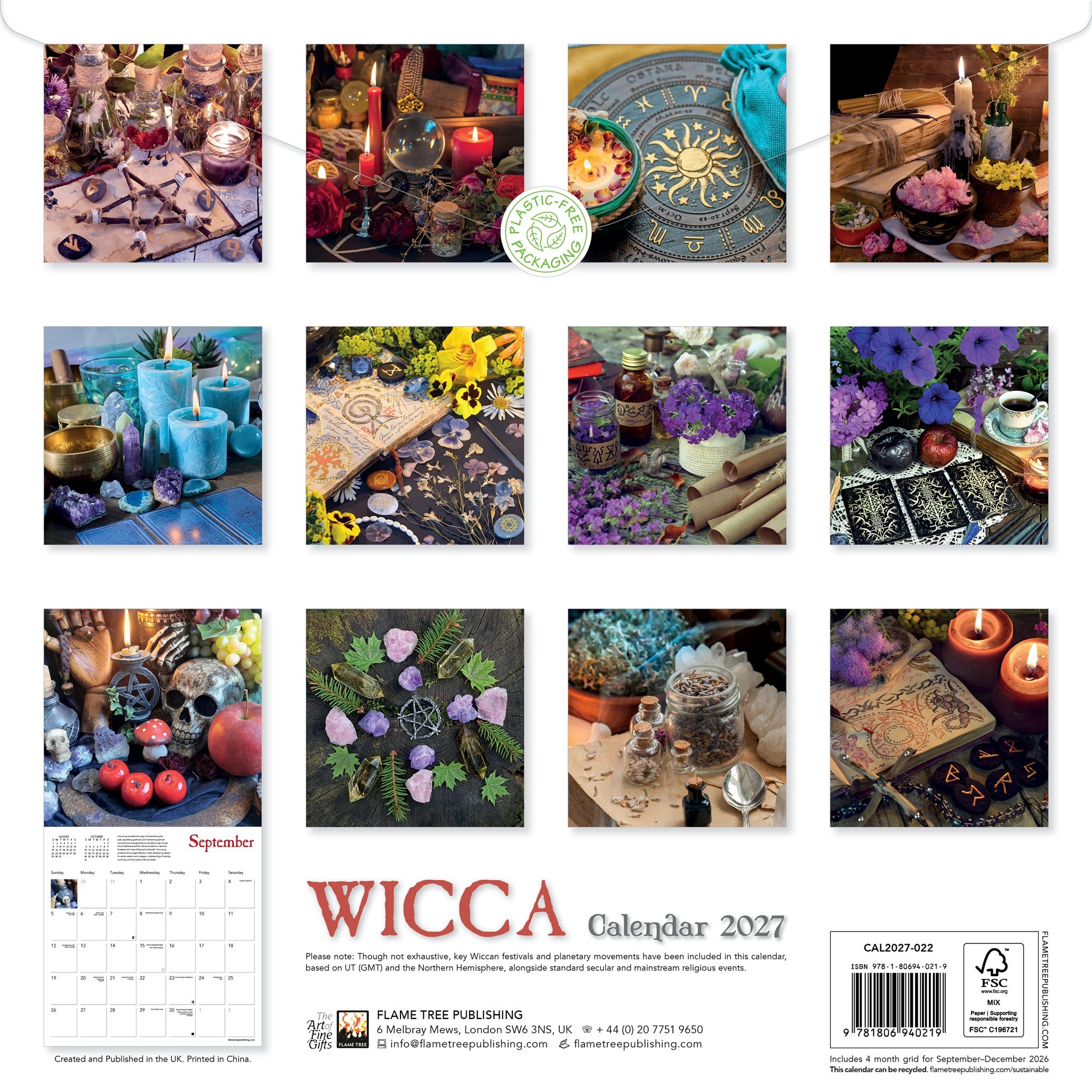 Wicca 2027 Wall Calendar - Online Only