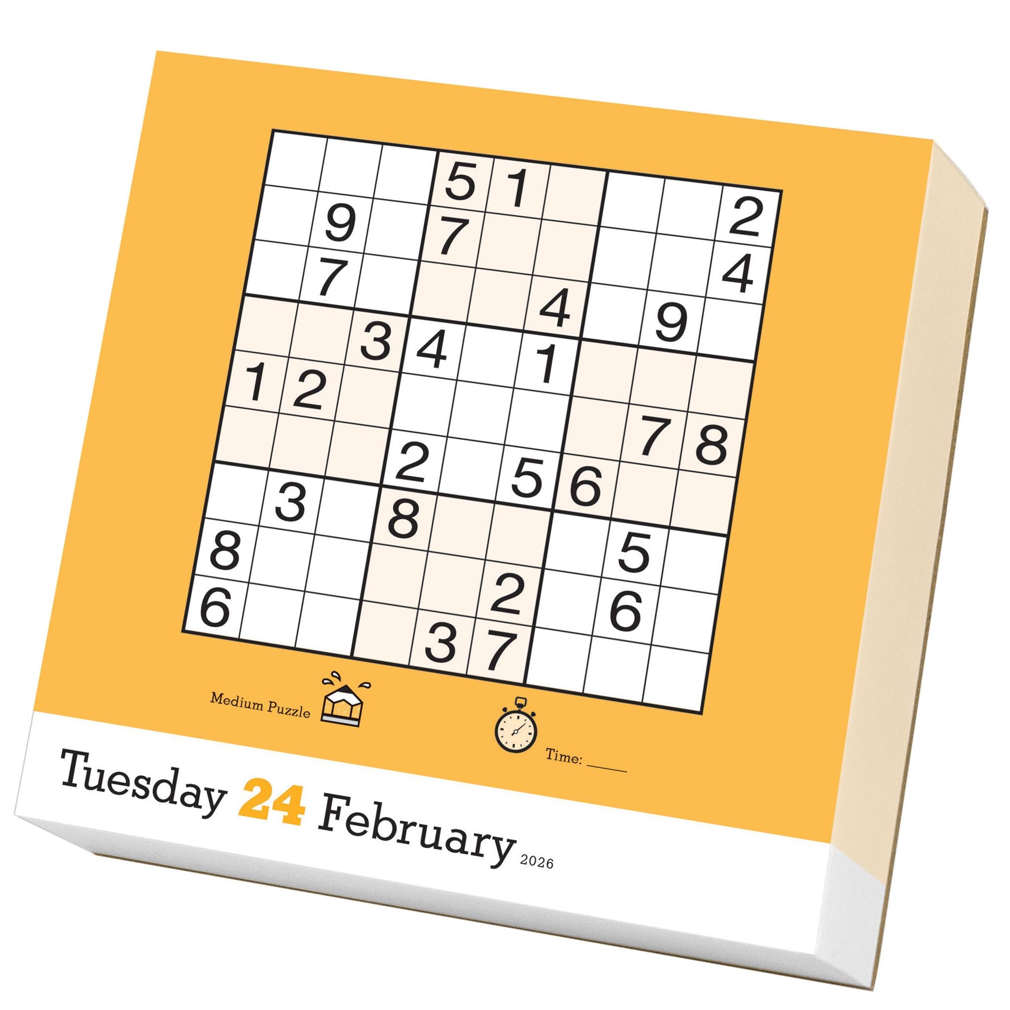 Calendrier Sudoku 2026