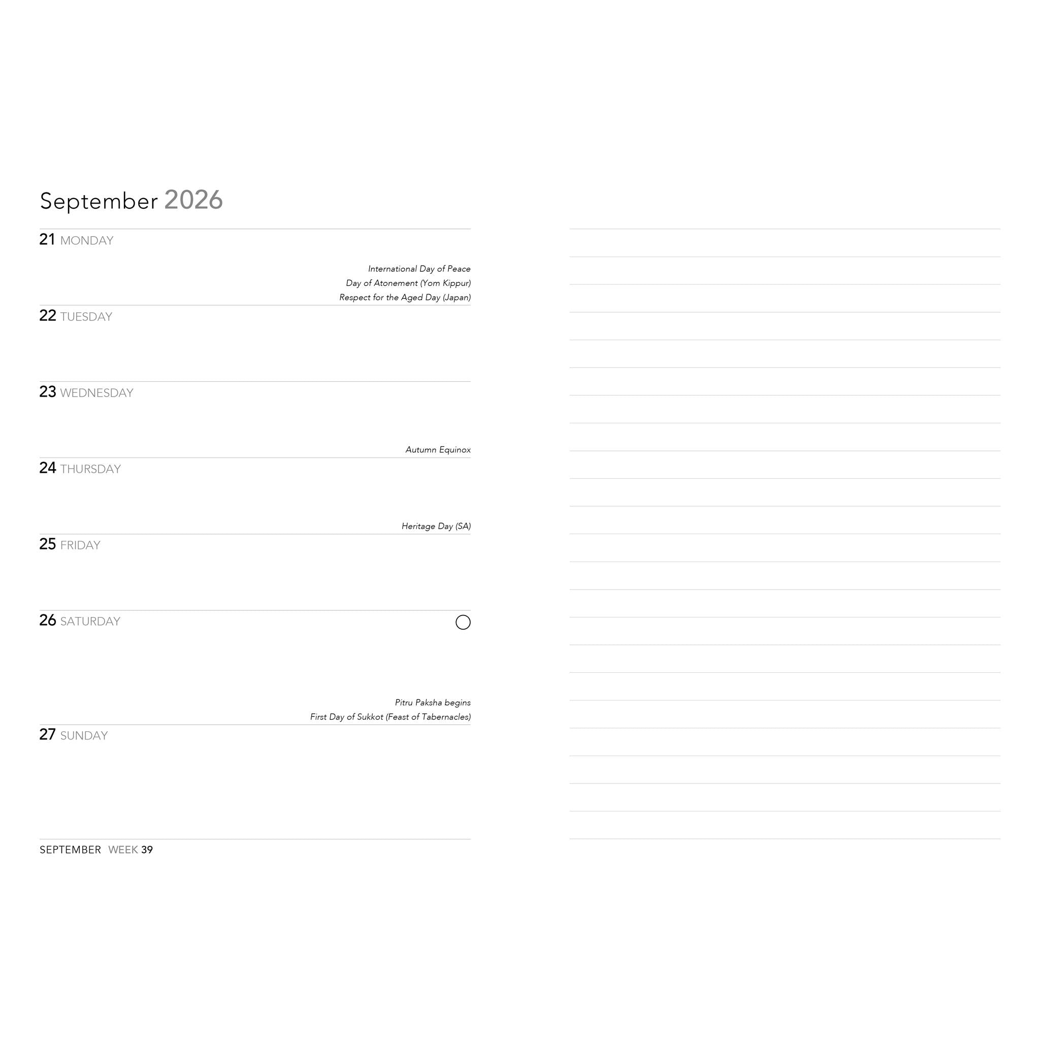 Katsushika Hokusai: The Great Wave 2026 Engagement Calendar