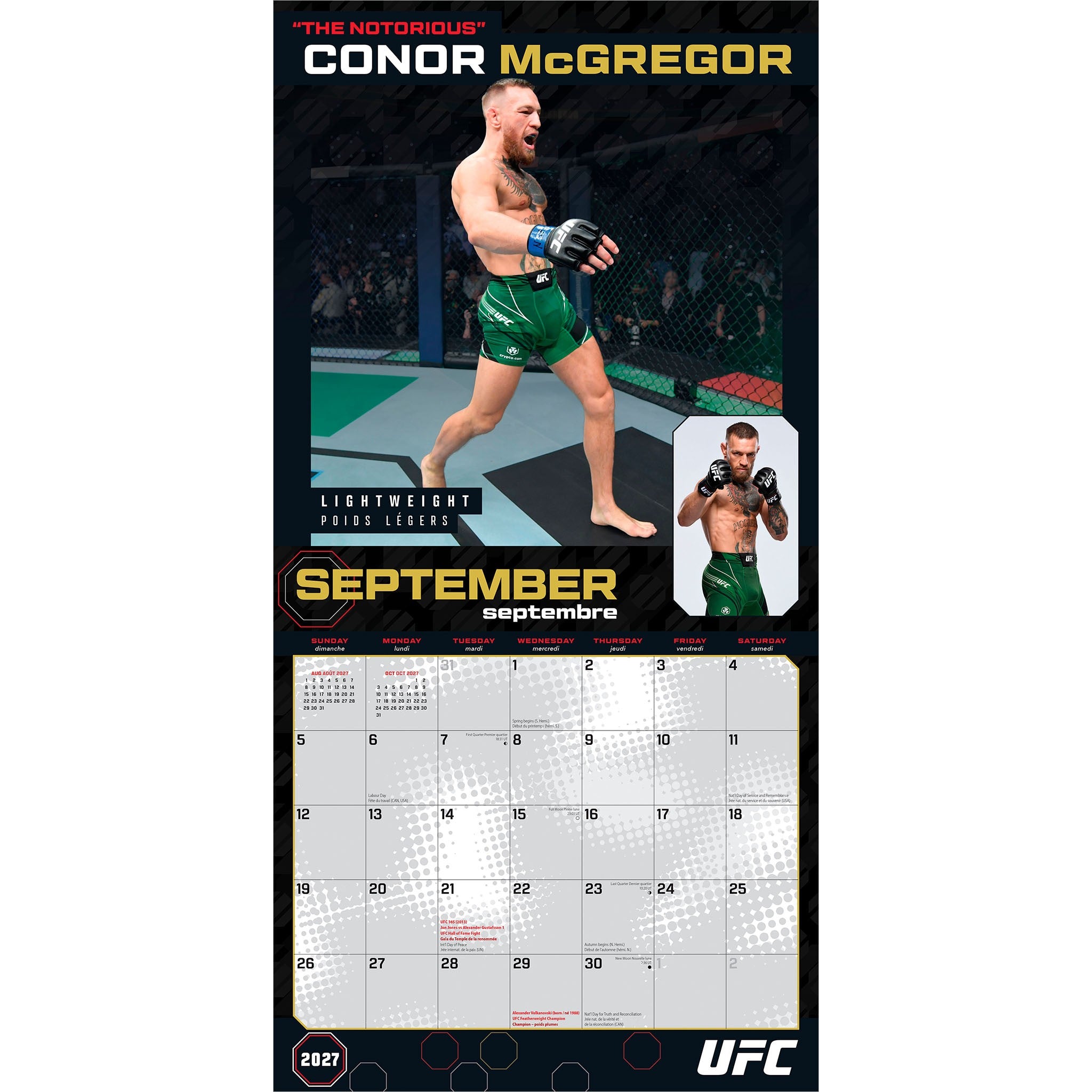 Ultimate Fighting Championship 'UFC Athletes' 2027 Wall Calendar