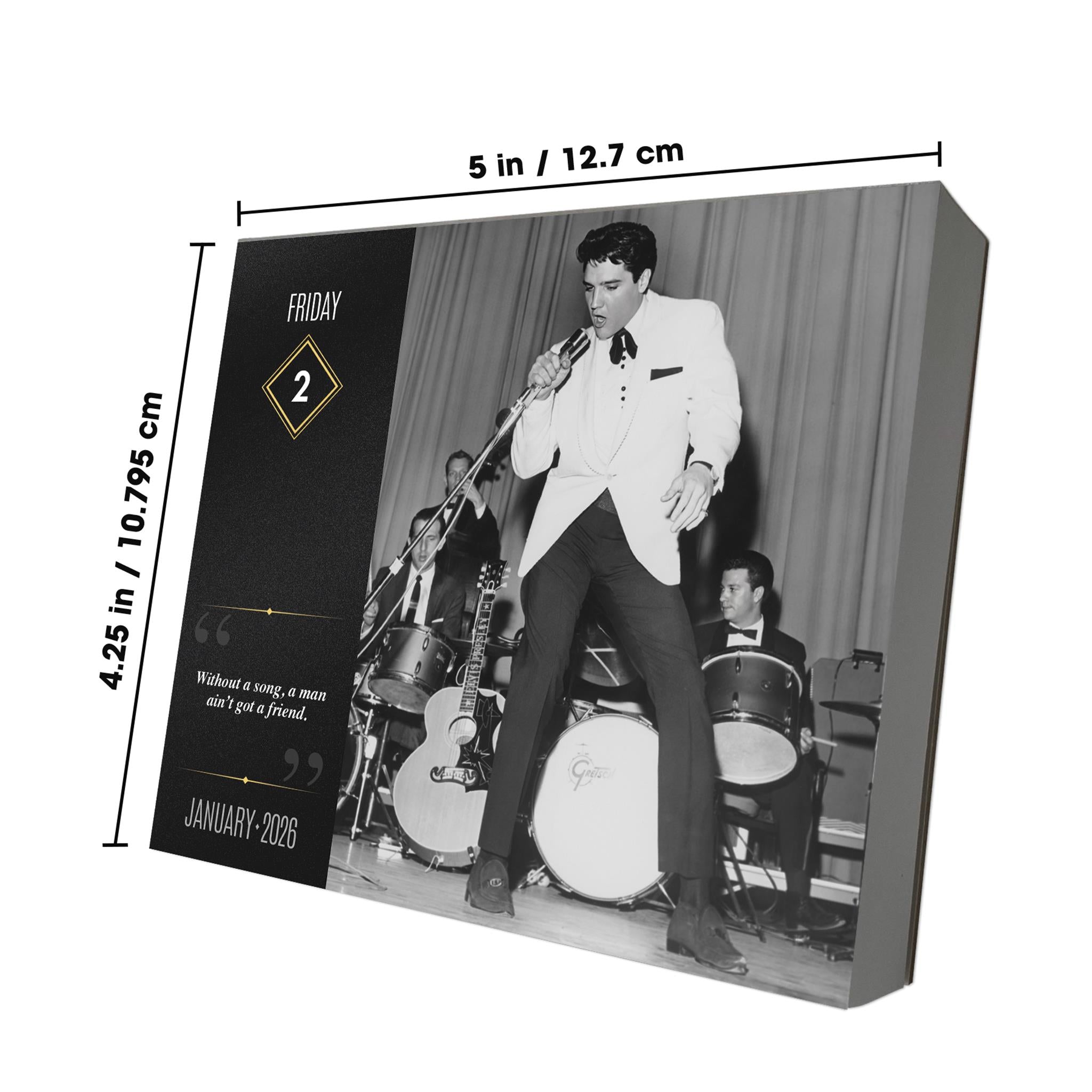 Calendrier Elvis Presley 2026