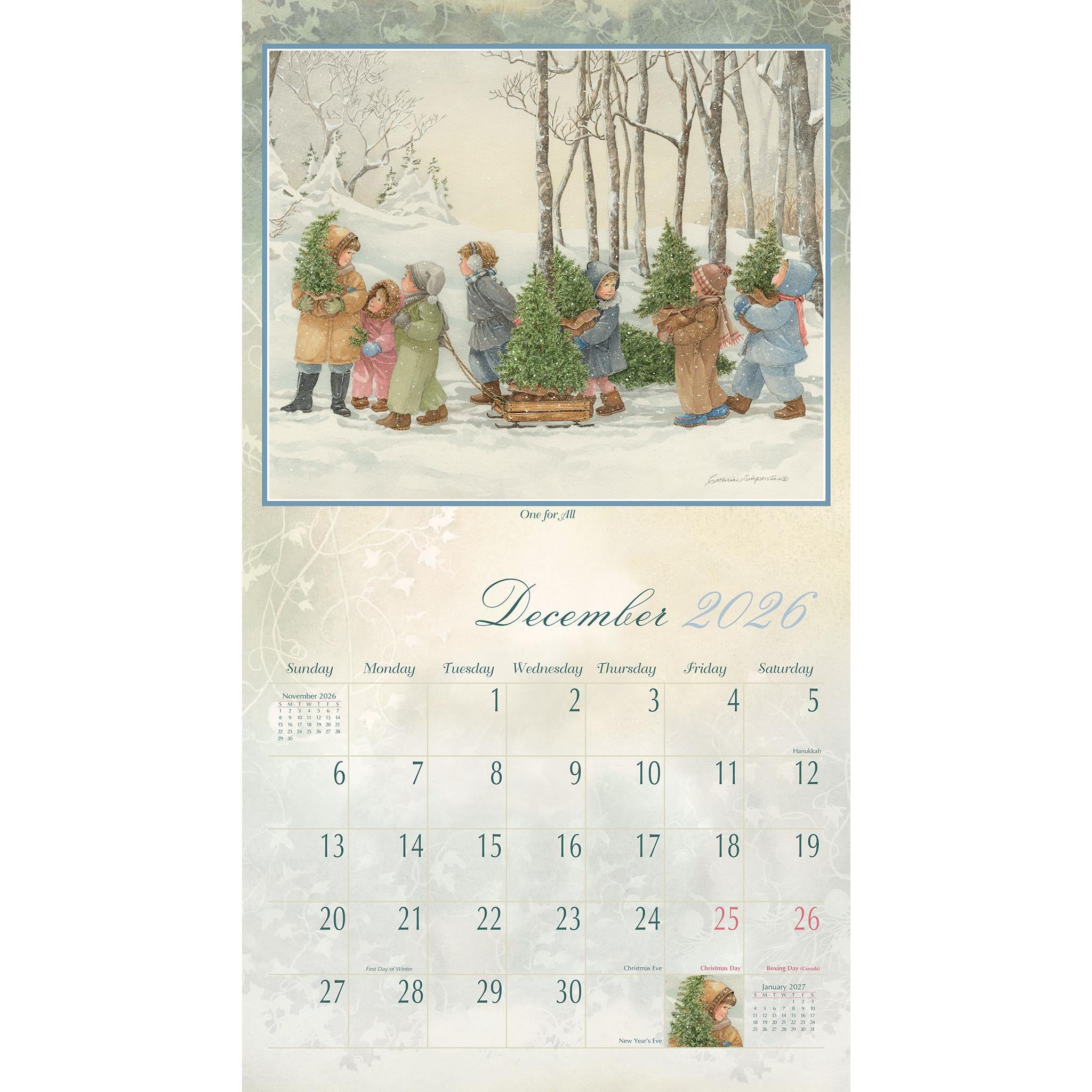 Forever Young 2026 Wall Calendar