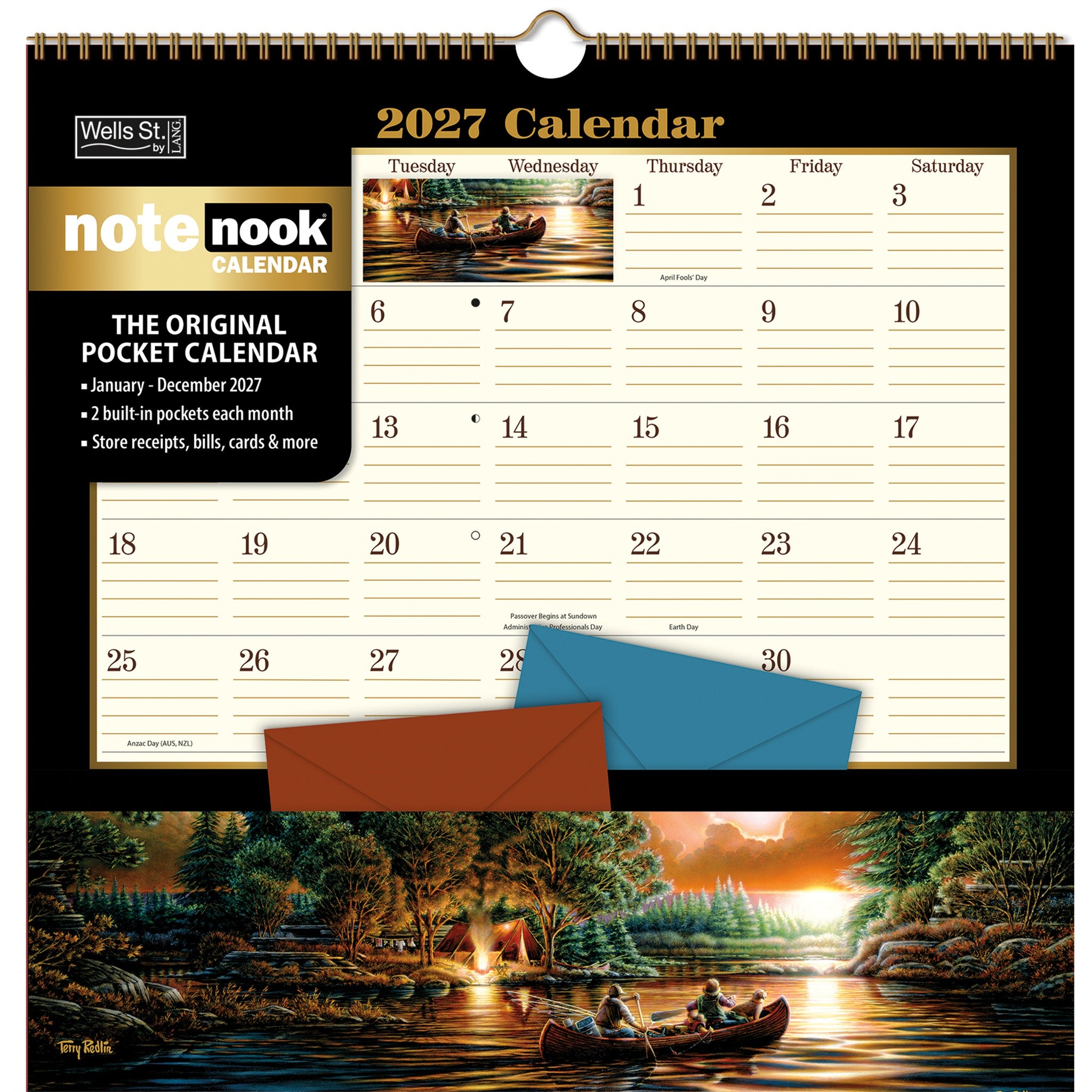 Calendrier mural Terry Redlin Note Nook 2027