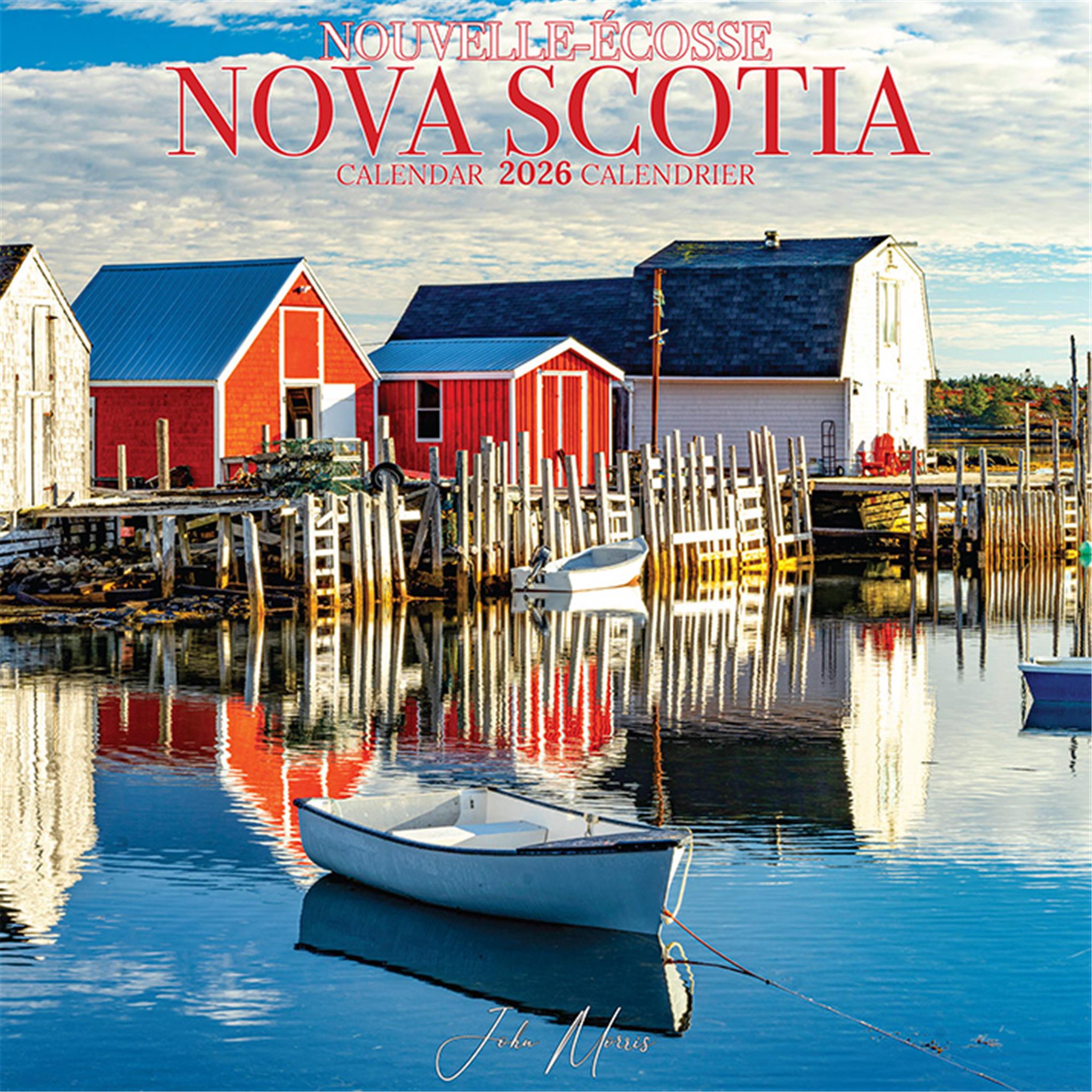 Mini calendrier 2026 de la Nouvelle-Écosse