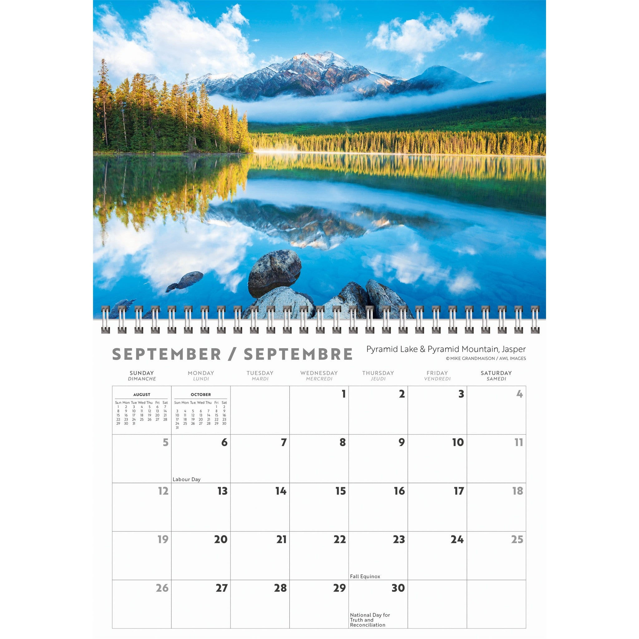 Canadian Rockies 2027 Mini Calendar