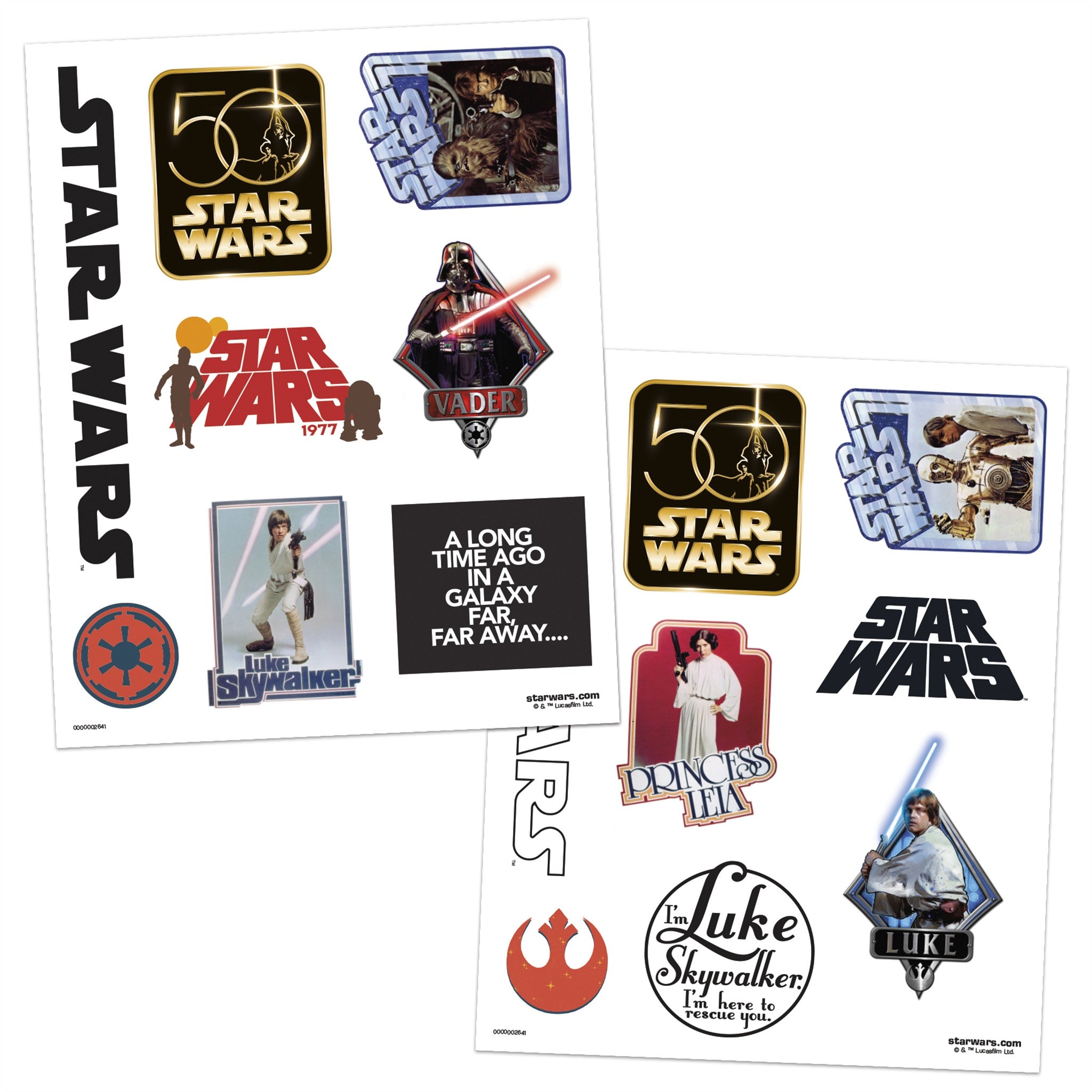 Star Wars 50th Anniversary Collector's Edition 2027 Wall Calendar