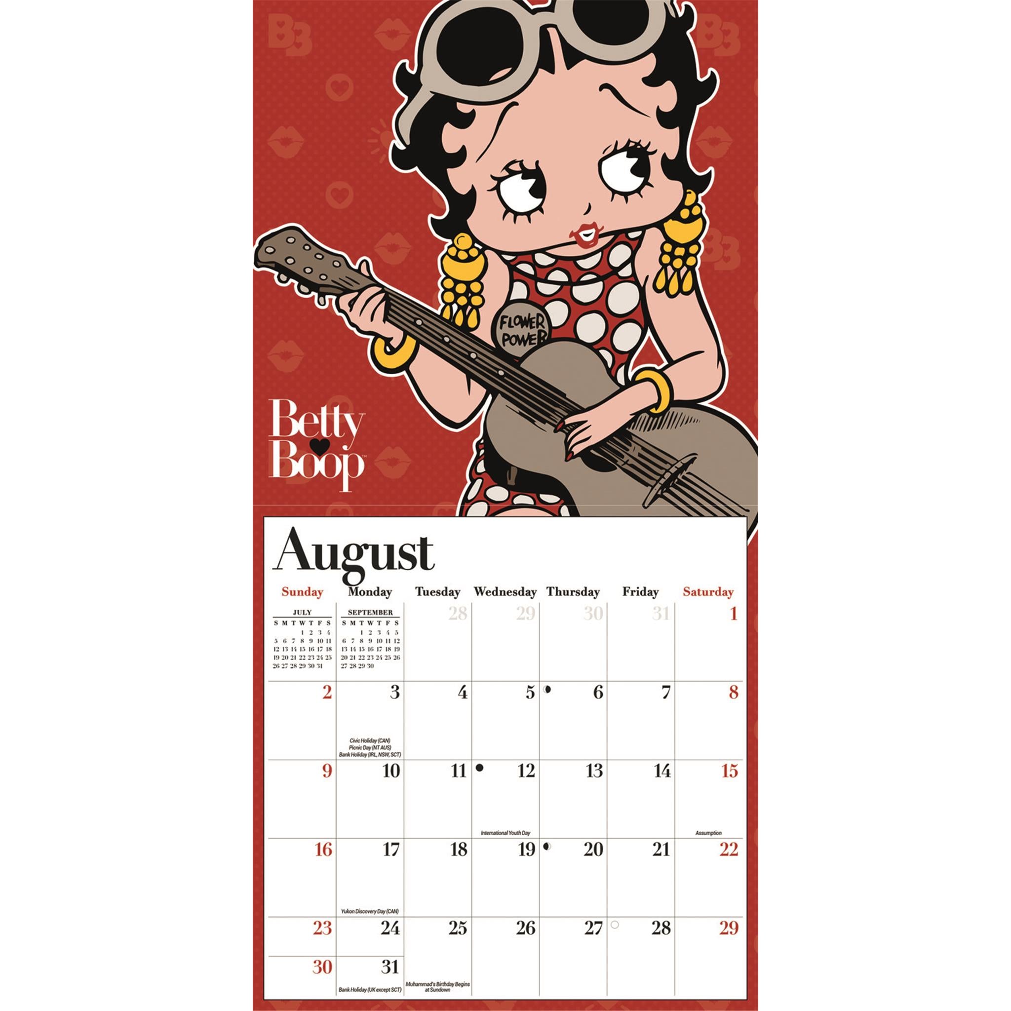 Betty Boop 2026 Mini Calendar