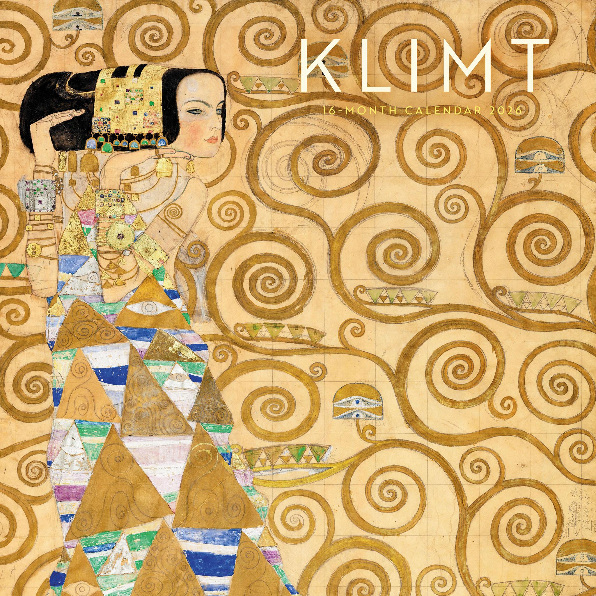 Calendrier mural Klimt 2026